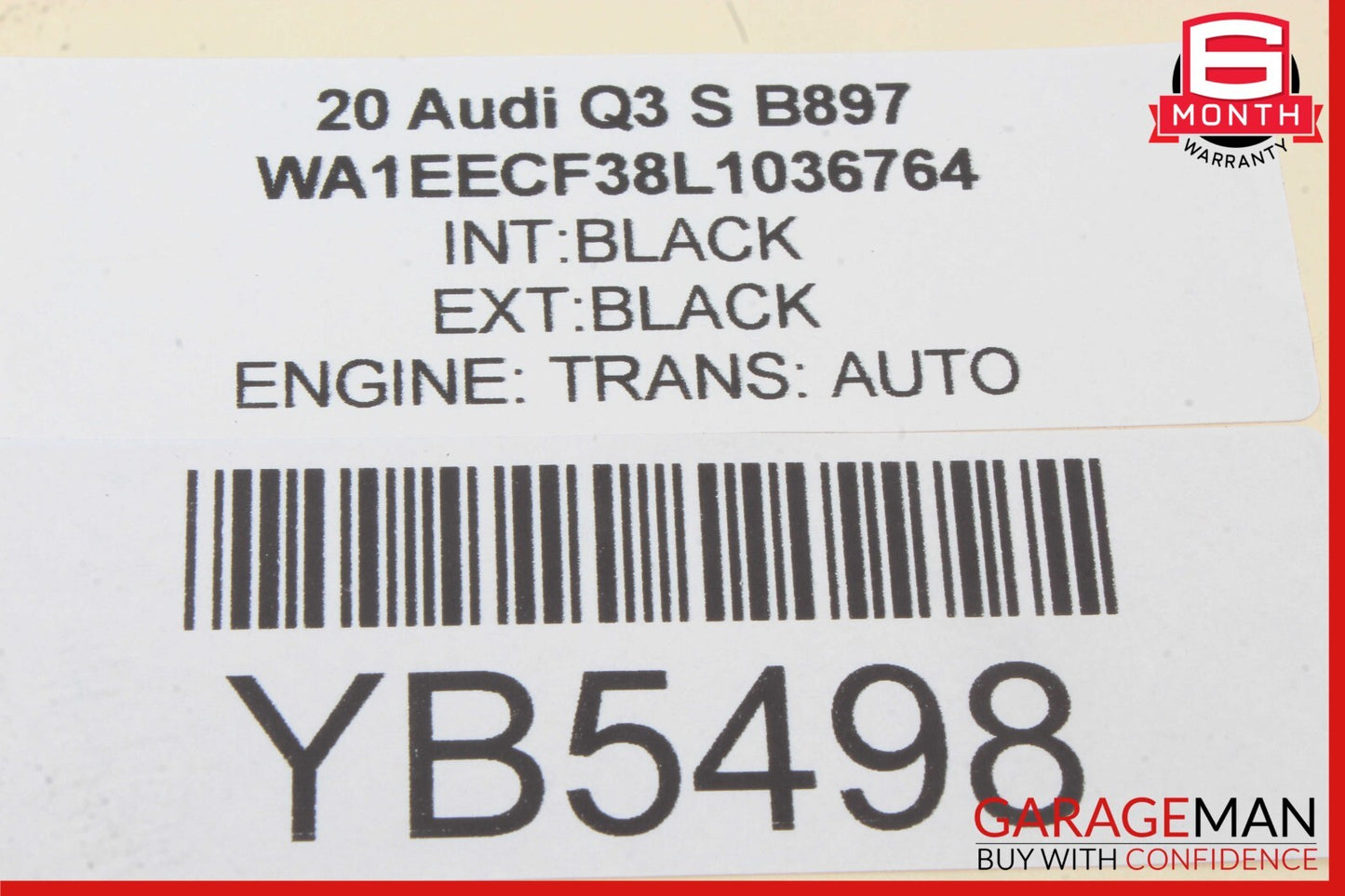 19-24 Audi Q3 Right Passenger Side Knee Air Bag 83A880842D