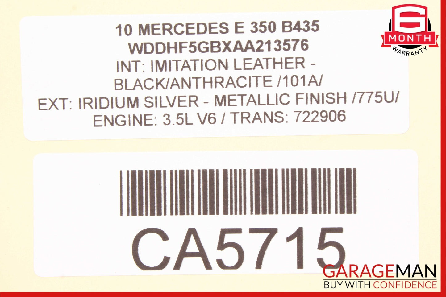 10-13 Mercedes W212 E350 E550 E400 Steering Wheel Airbag Air Bag Assembly OEM