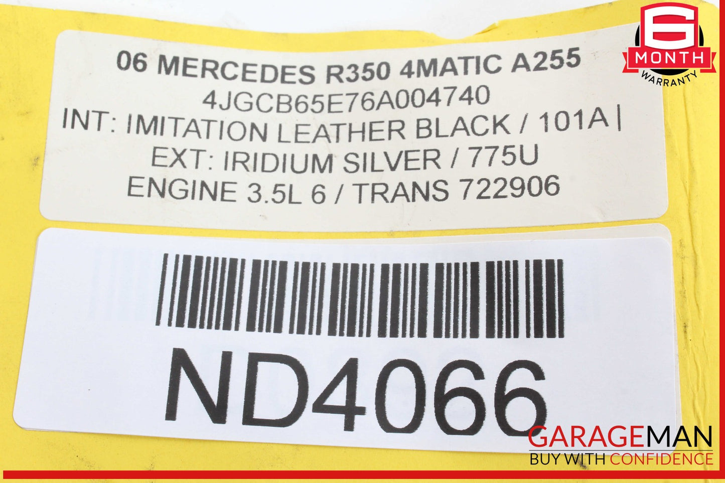 06-08 Mercedes X164 GL450 4MATIC Driver Side Steering Wheel Airbag Air Bag OEM