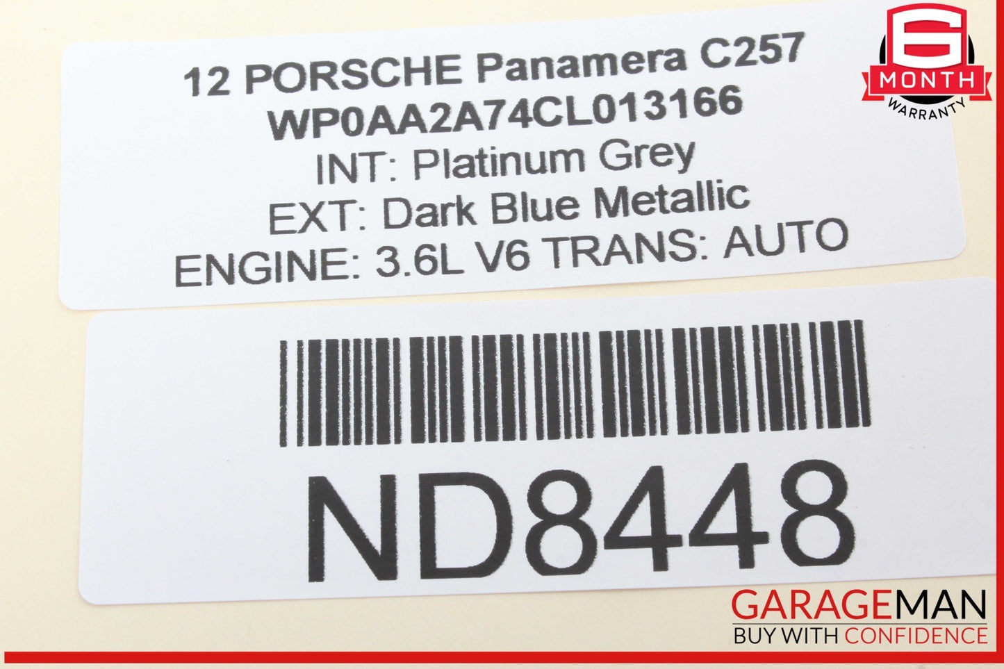 10-16 Porsche Panamera 970 Front Left Side Steering Wheel Airbag Air Bag OEM