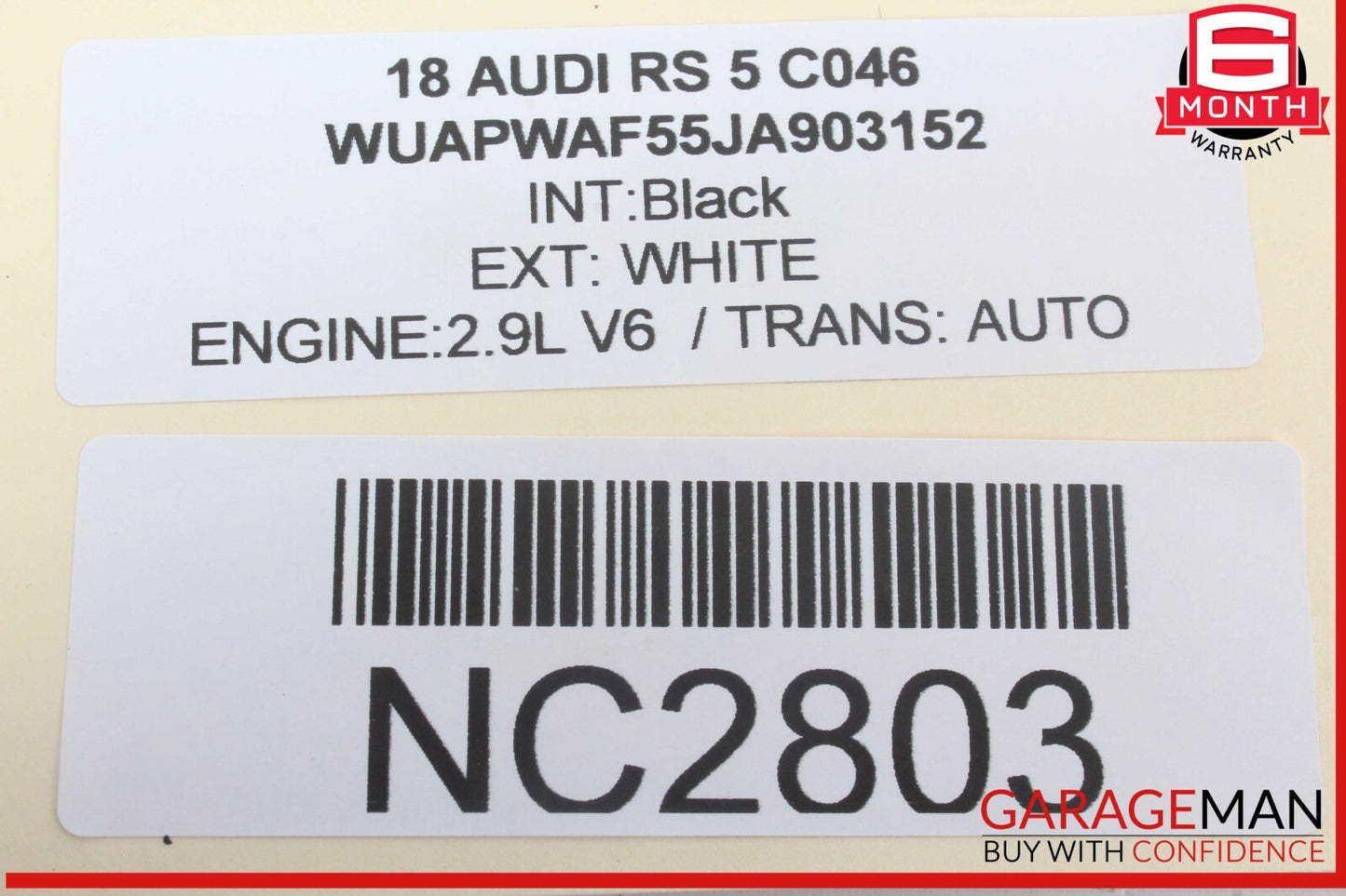 17-24 Audi RS5 S5 A4 Front Right Passenger Side Dash Dashboard Air Bag Airbag