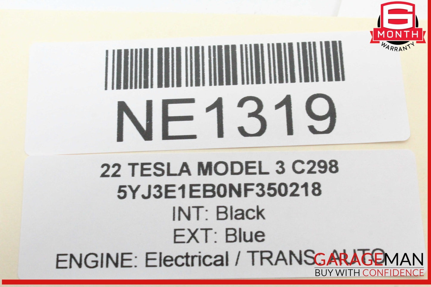 17-23 Tesla Model 3 Front Right Passenger Side Dash Knee Airbag Air Bag OEM