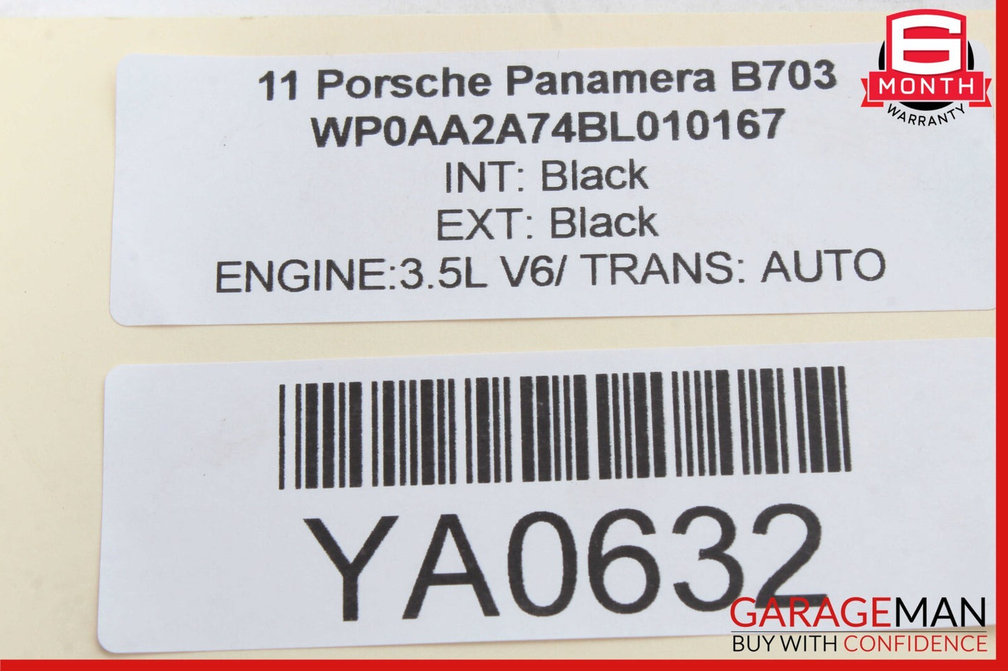 10-16 Porsche Panamera 970 Front Left Under Dash Knee Trim Panel Cover Black OEM