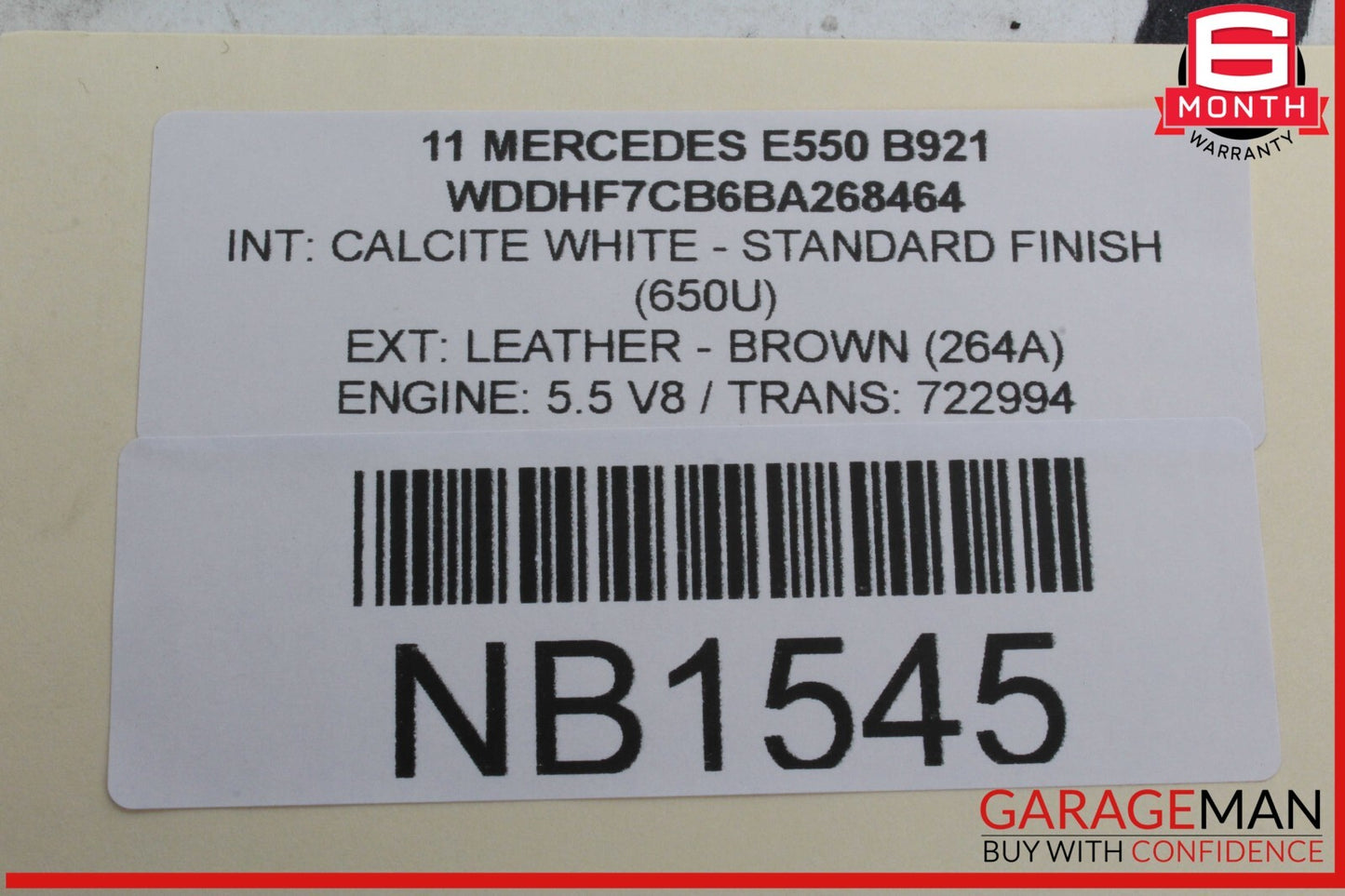 10-13 Mercedes W212 550 E350 Front Right Dashboard Dash Airbag Air Bag OEM