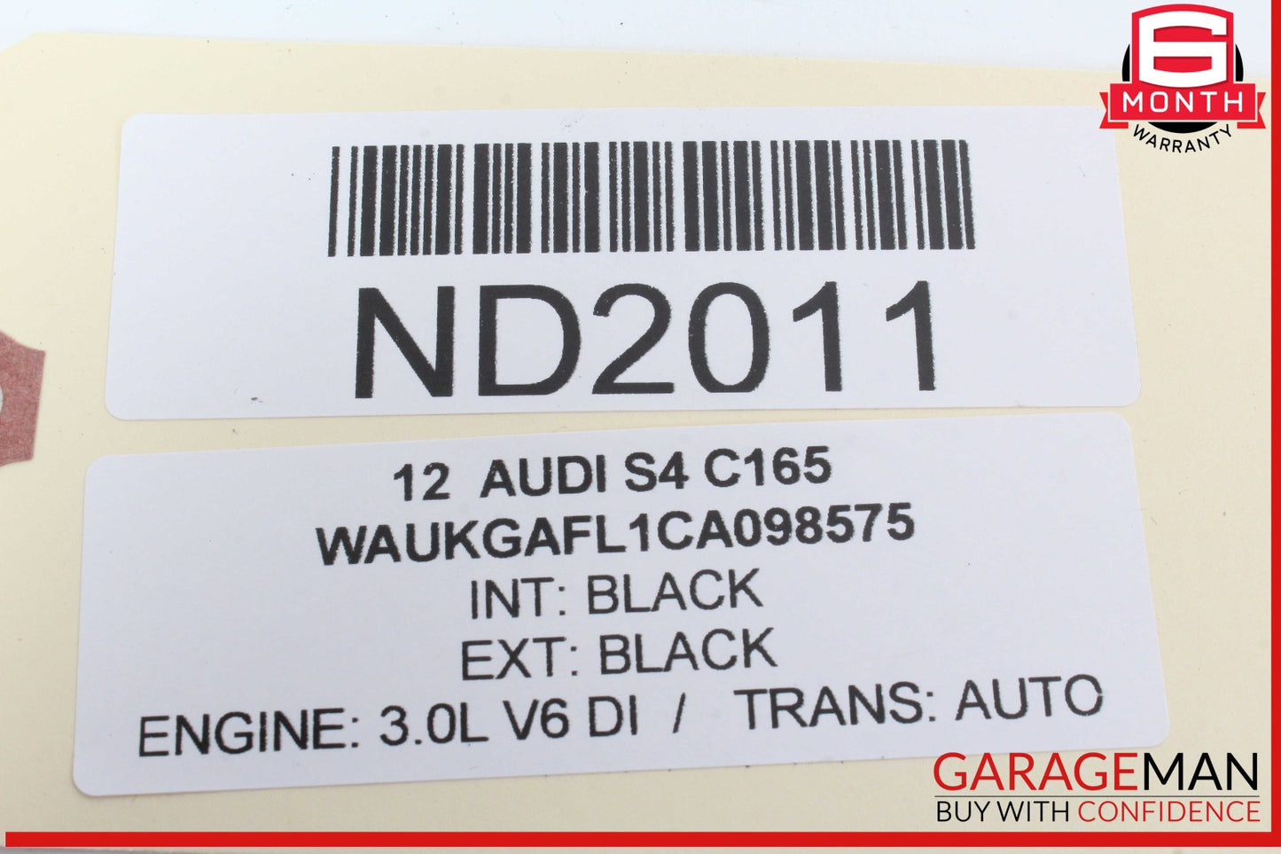 Audi S4 Front Right Passenger Side Dash Dashboard Air Bag Airbag OEM