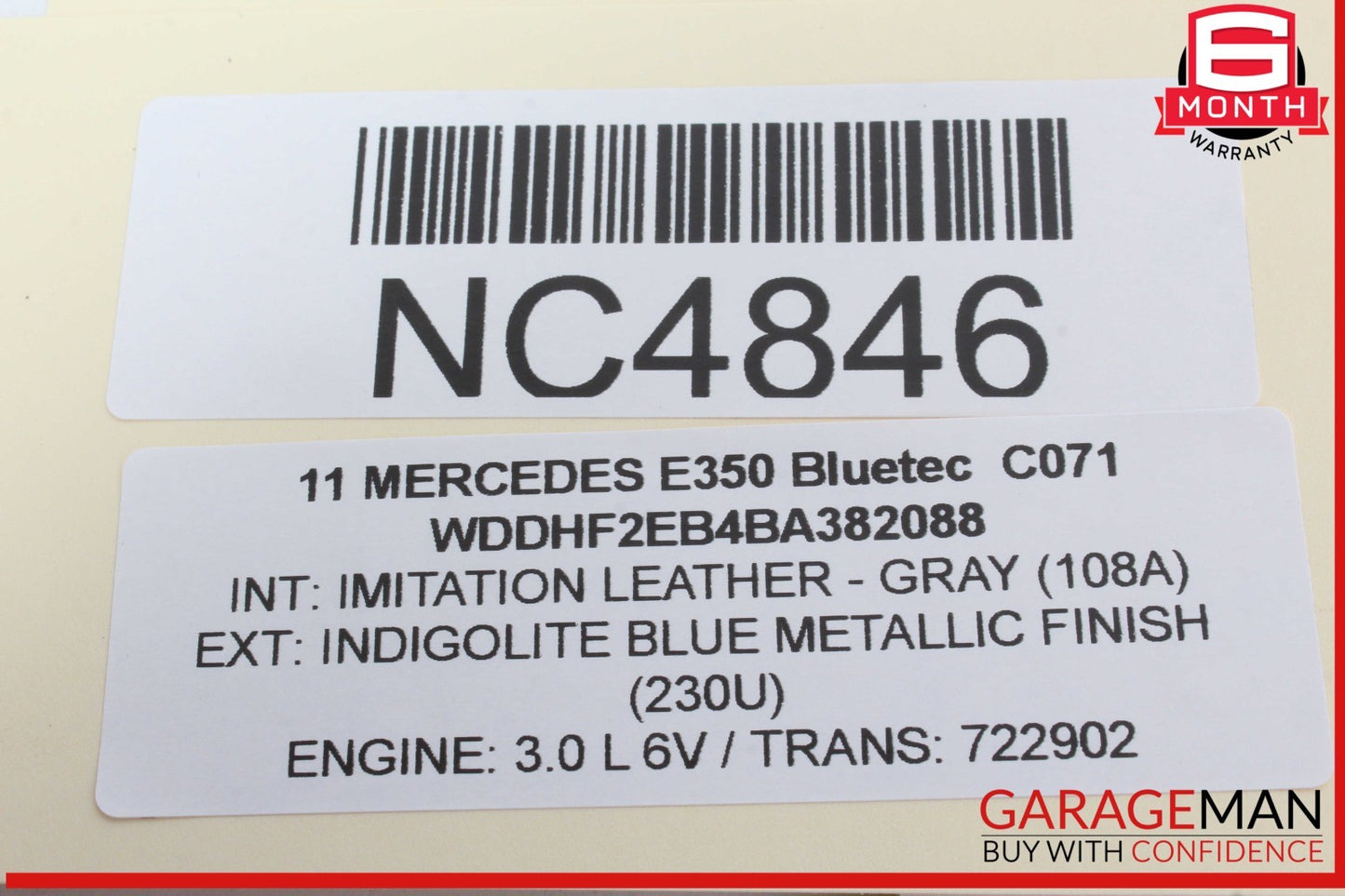 10-13 Mercedes W212 E350 Bluetec Front Left Dashboard Dash Airbag Air Bag OEM