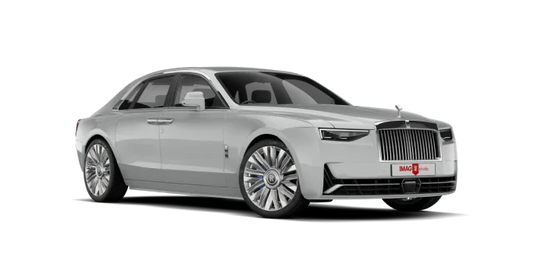 Luxury silver sedan with sleek design and chrome grille, ideal for European vehicle parts