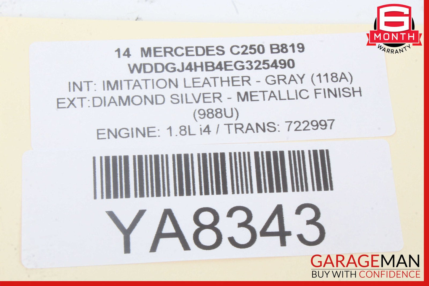 08-18 Mercedes W204 С250 Front Left Side Door Control Module Unit OEM