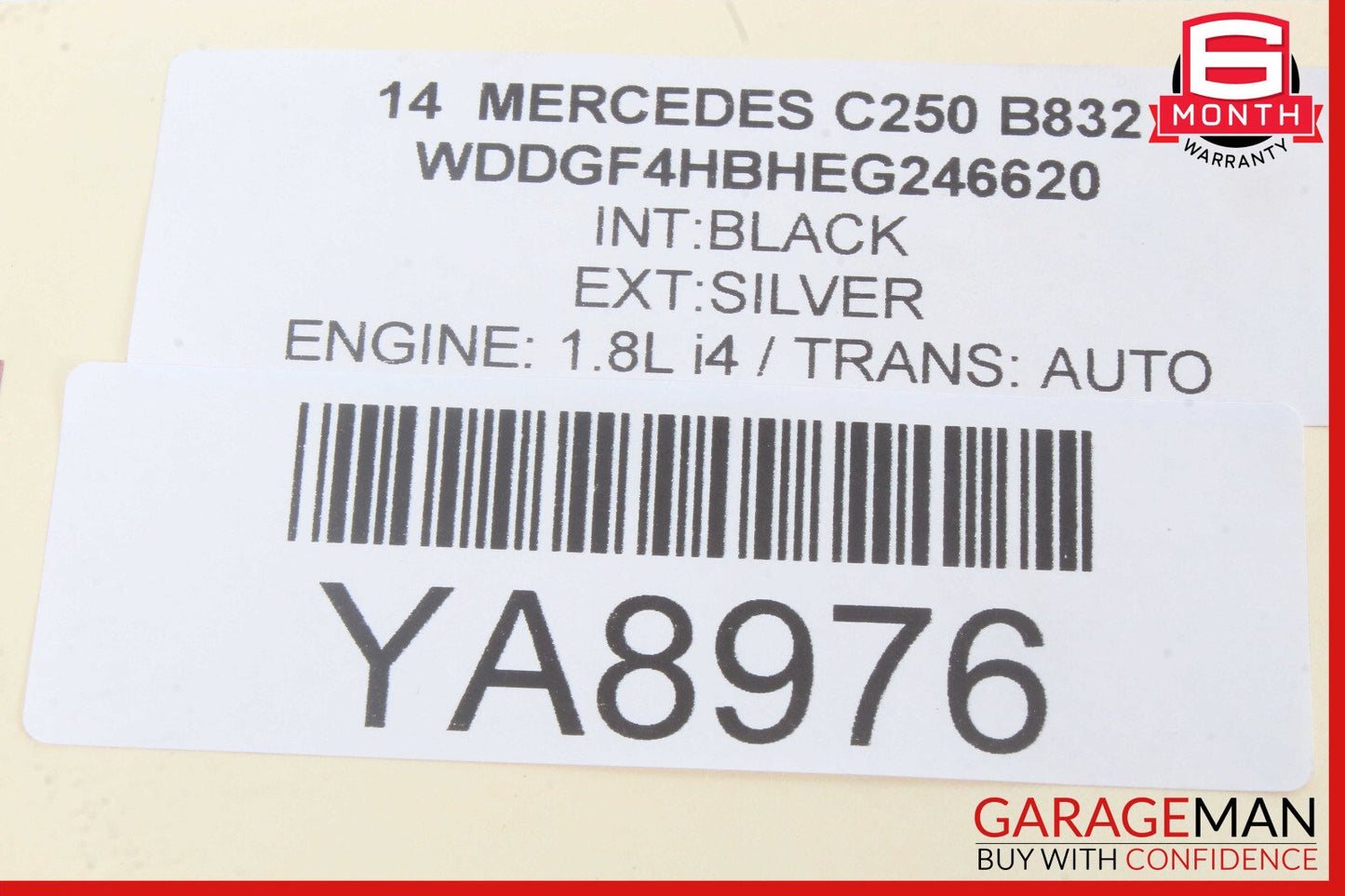 08-18 Mercedes W204 C250 E550 Rear Right Side Door Control Module Unit OEM