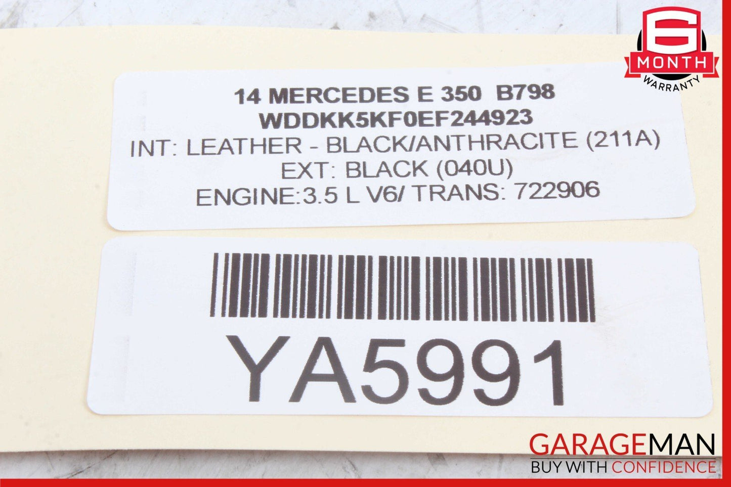 08-18 Mercedes W207 E350 C250 C350 Front Left Door Control Module 2129006218 OEM