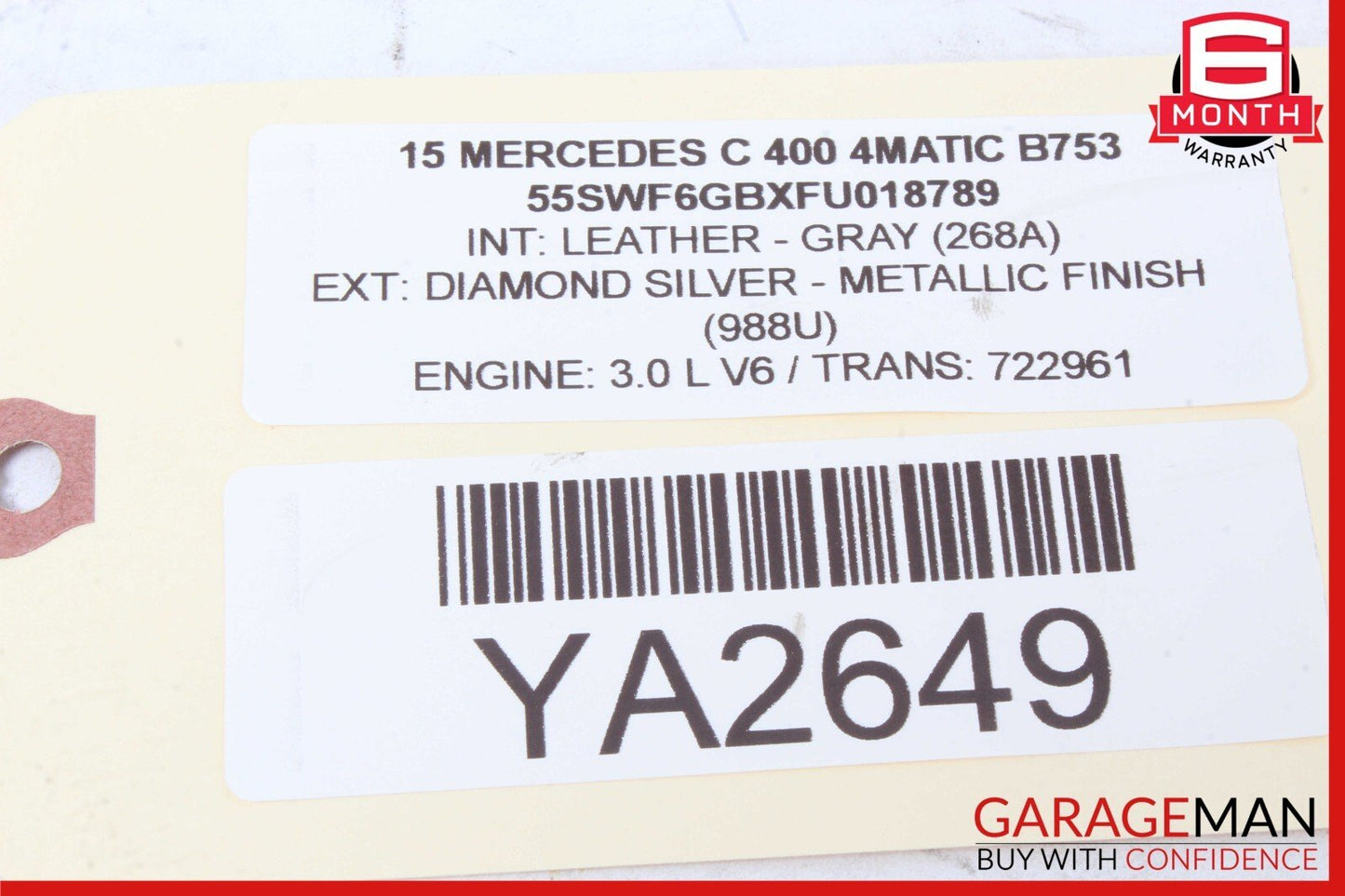 15-18 Mercedes W205 C400 C300 C350e Front Left Side Door Control Module Unit OEM
