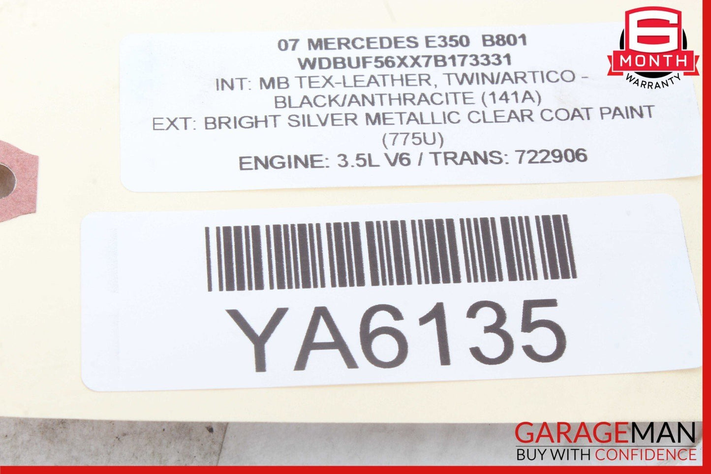 03-09 Mercedes W211 E350 E550 E63 AMG Rear Left Driver Door Control Module OEM