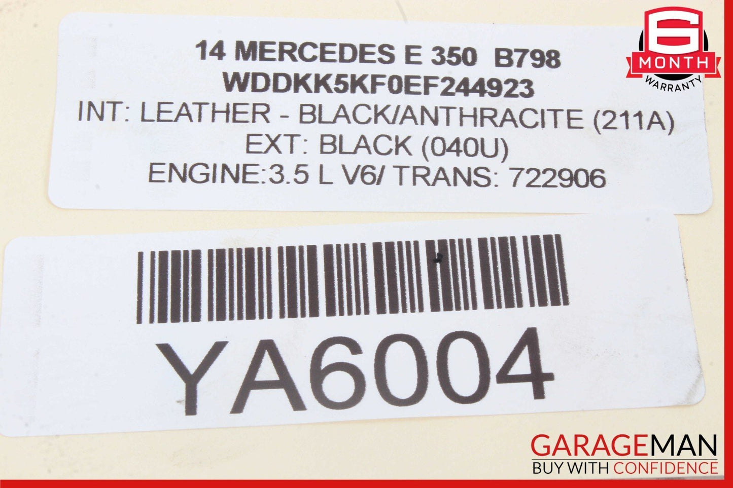 08-18 Mercedes W207 E350 C250 CLS500 Front Right Side Door Control Module OEM