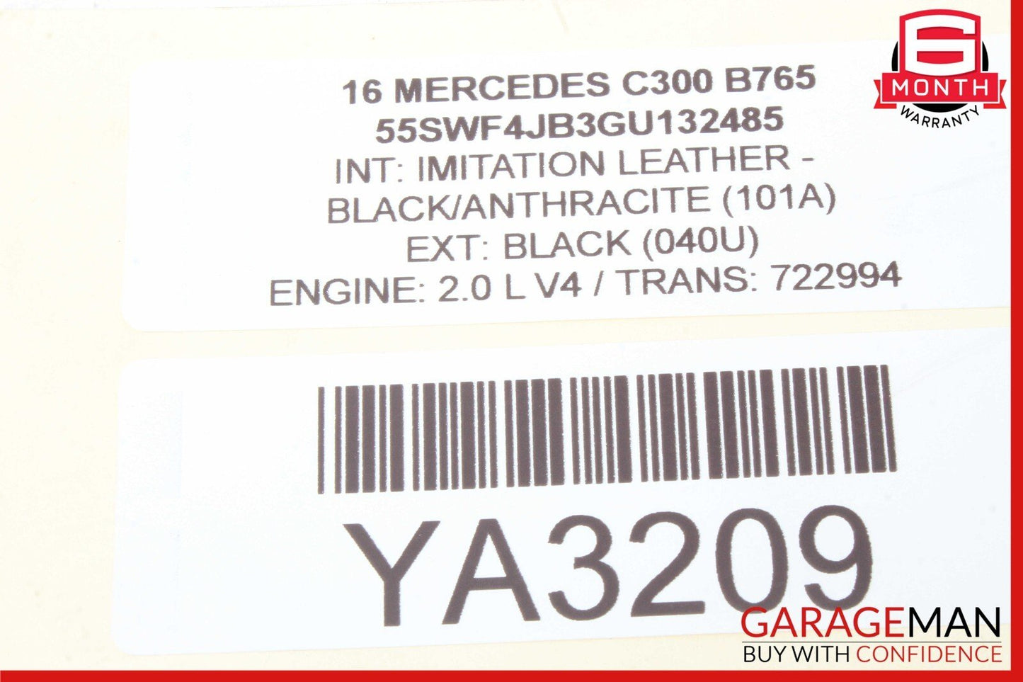 16-19 Mercedes W205 C300 C350e Rear Left Side Door Control Module Unit OEM