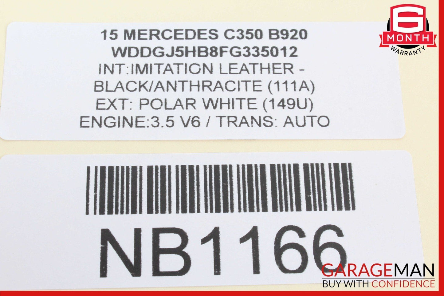 08-20 Mercedes W204 C350 C300 Left Side Central Locking Switch Button OEM