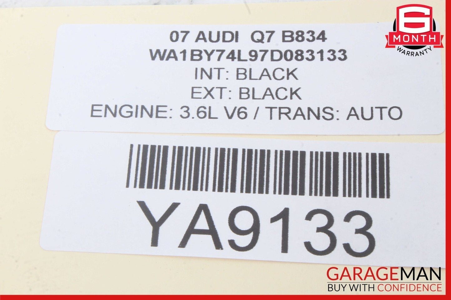 07-09 Audi Q7 Rear Left Driver Side Door Control Module 4L0959795B OEM