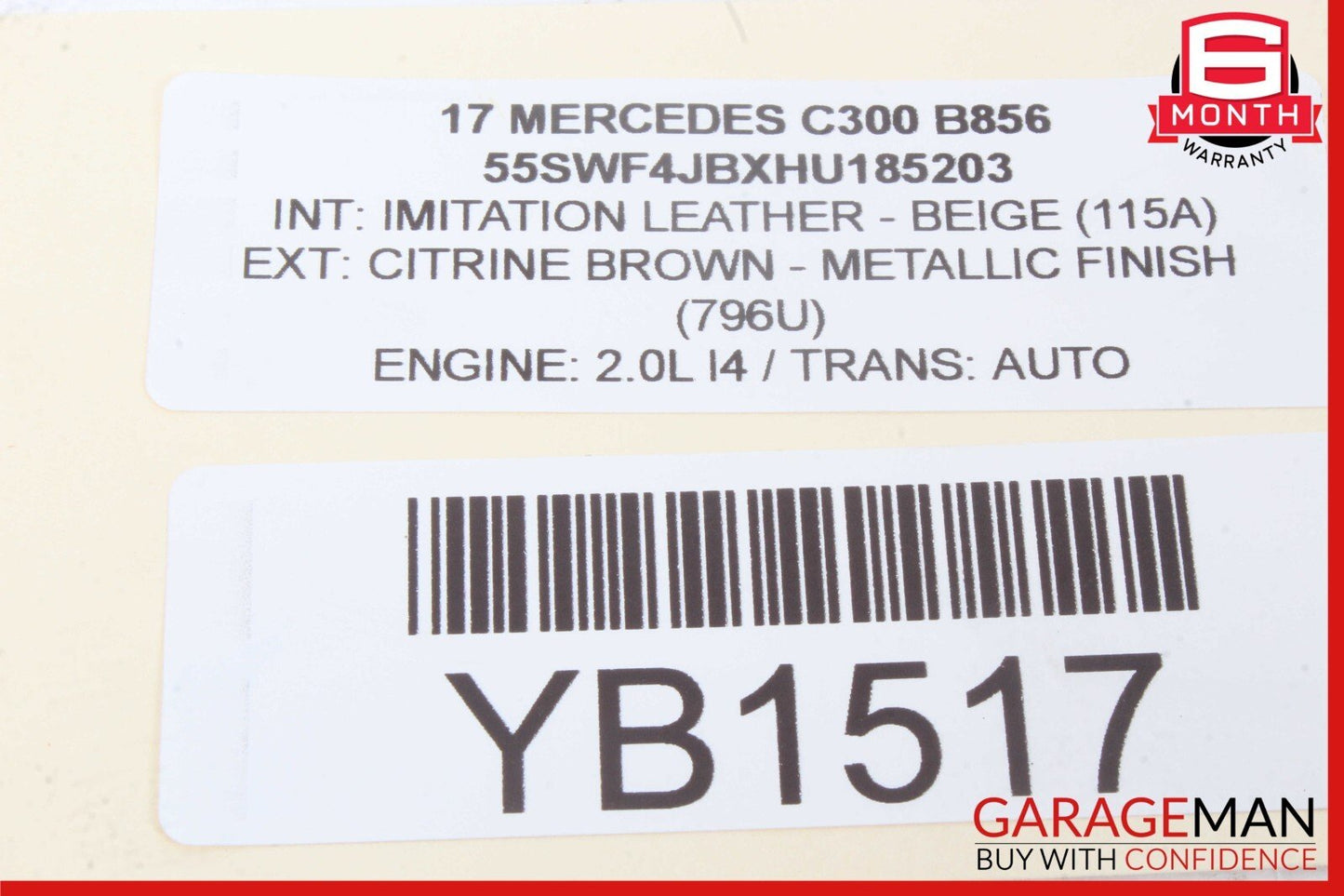 15-18 Mercedes W205 C300 Front Right Passenger Side Door Control Module Unit OEM