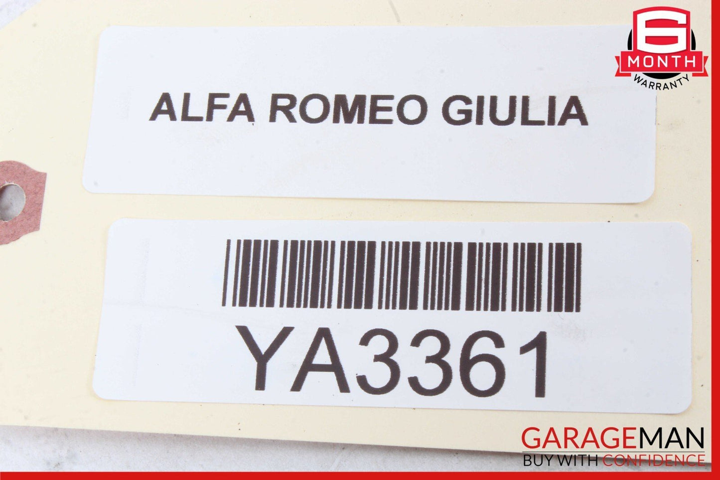 17-19 Alfa Romeo Giulia Left Side Inner Fender Foam Sound Insulation Cover OEM