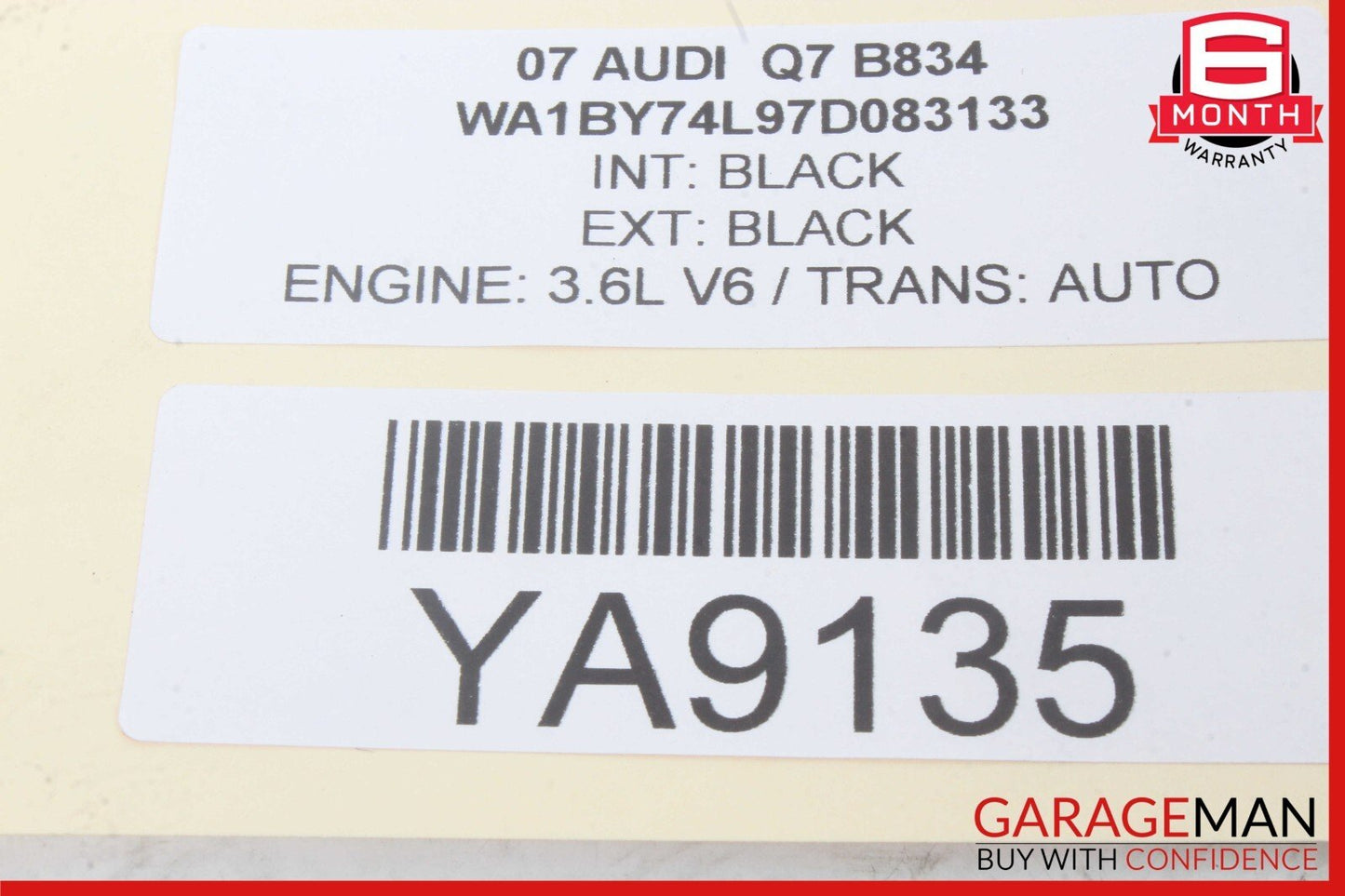 07-09 Audi Q7 Rear Right Passenger Side Door Control Module 4L0959794B OEM