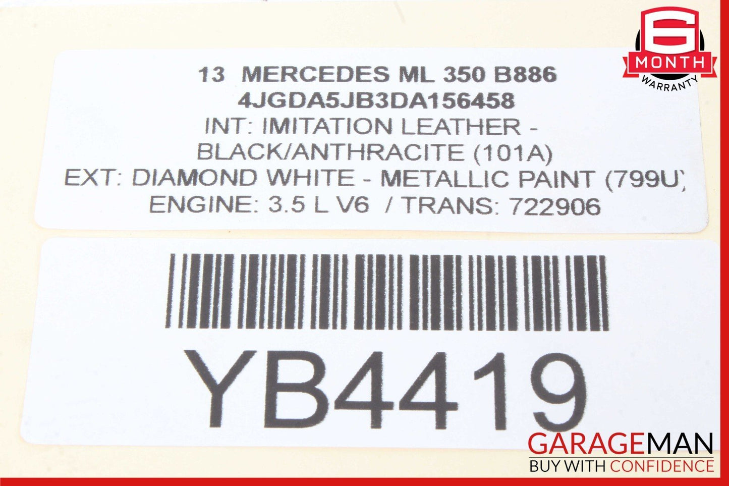 12-19 Mercedes W166 ML350 GLA250 Front Left Side Door Control Module OEM