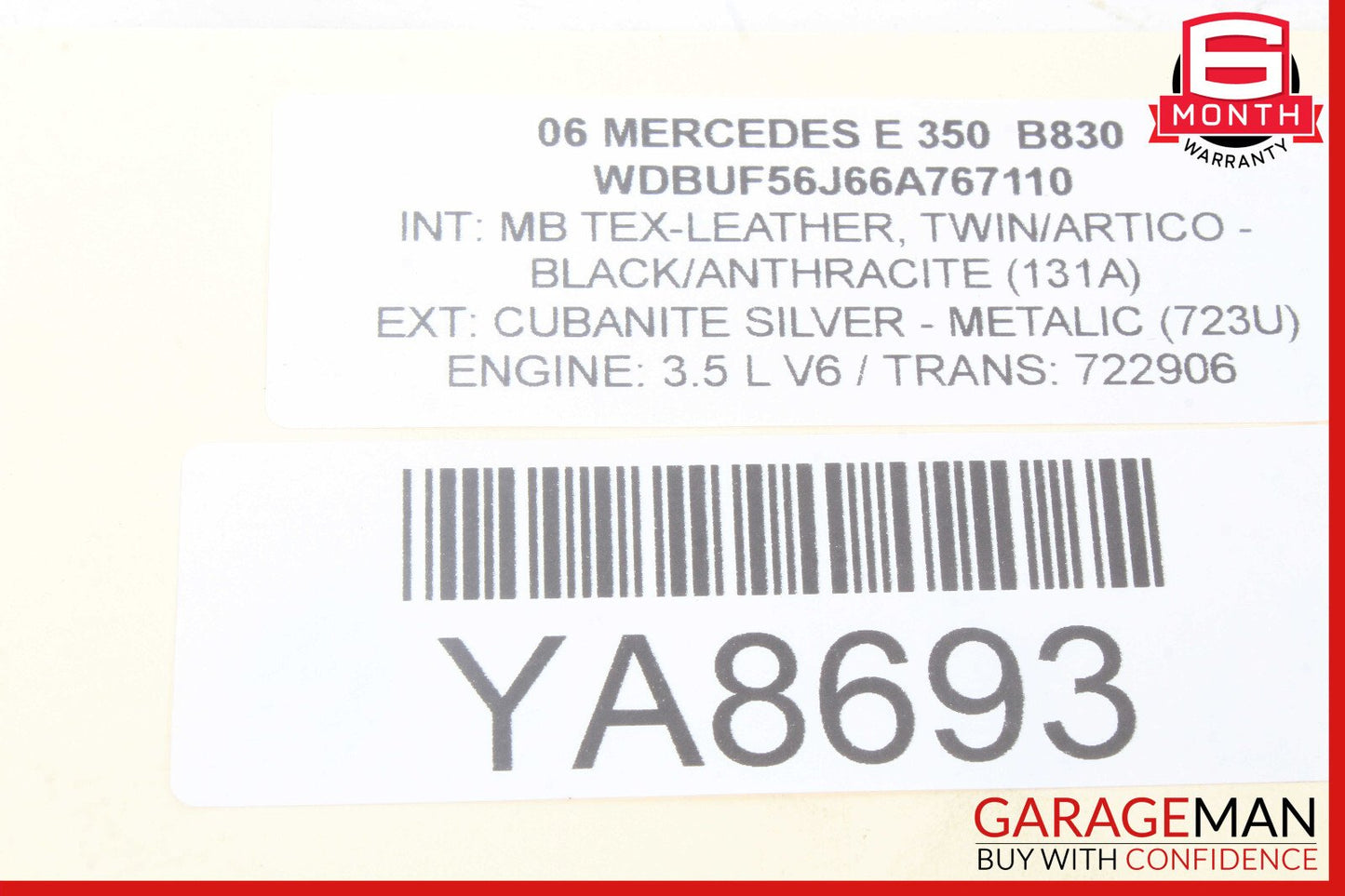 03-11 Mercedes W211 E350 CLS500 Door Mirror Control Switch 2118215779 OEM