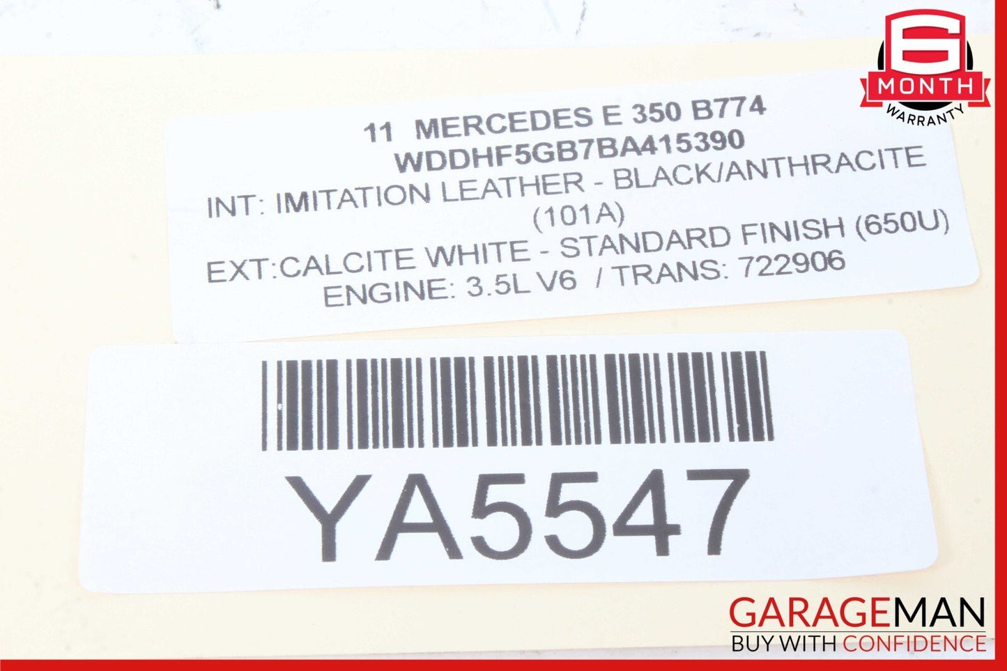 08-18 Mercedes W212 E350 C300 GLK350 Rear Right Side Door Control Module OEM