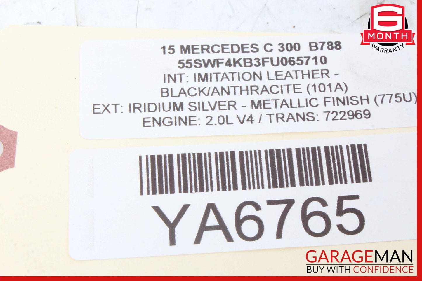 15-18 Mercedes W205 C300 Rear Right Side Door Control Module Unit OEM
