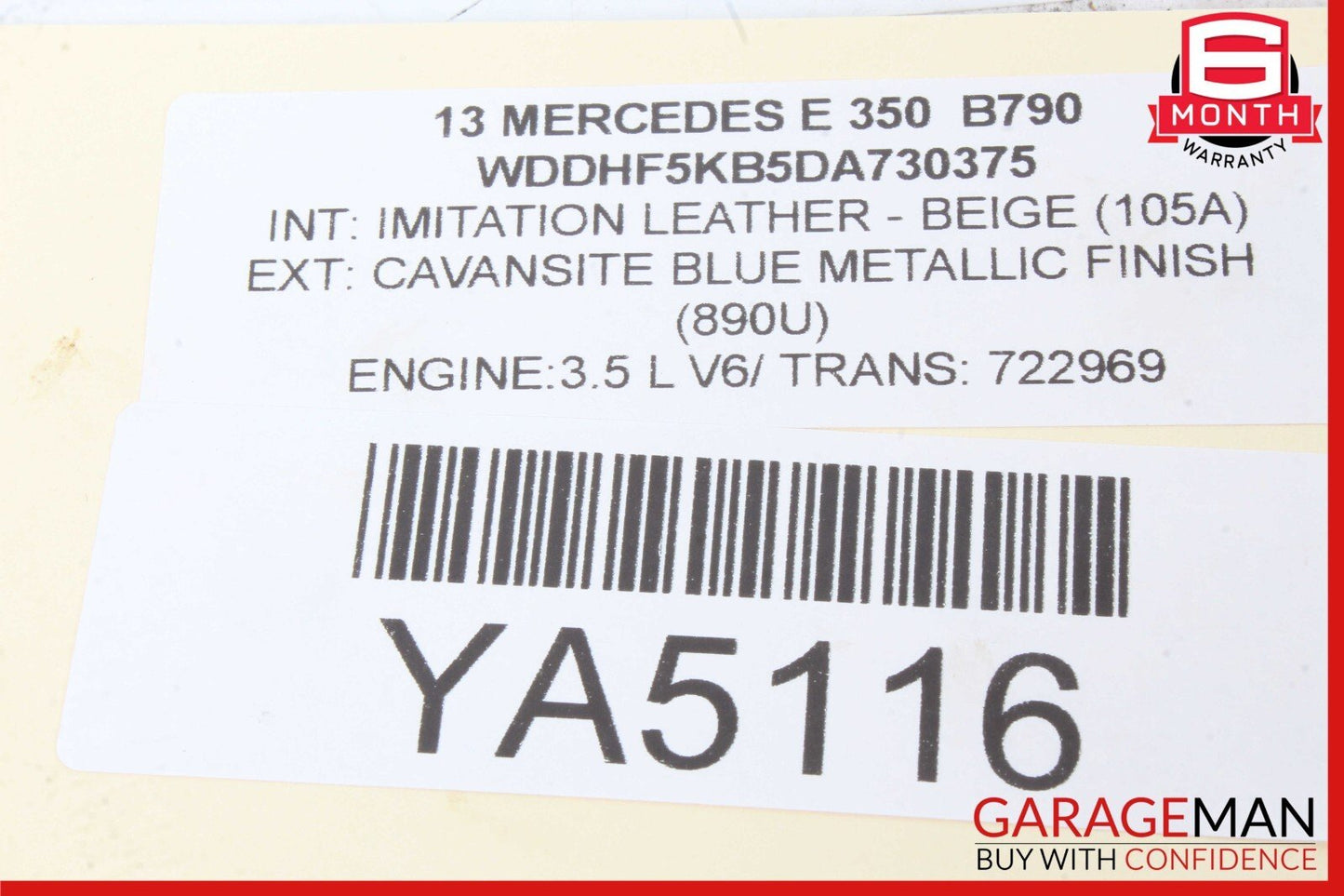 08-18 Mercedes W212 E350 E63 AMG CLS550 Front Left Side Door Control Module OEM