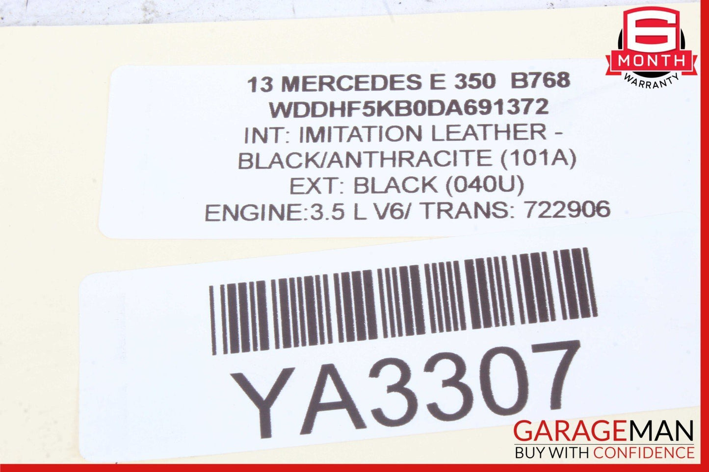 08-18 Mercedes SLK250 C250 CLS550 E350 Front Left Side Door Control Module Unit