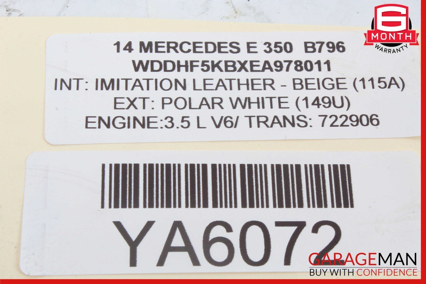 08-18 Mercedes W212 E350 CLS500 C250 Rear Left Side Door Control Module Unit OEM