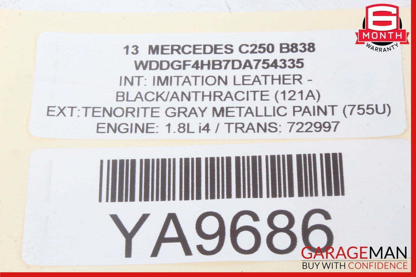 08-18 Mercedes W204 C250 C300 CLS500 E350 Rear Left Door Control Module Unit OEM