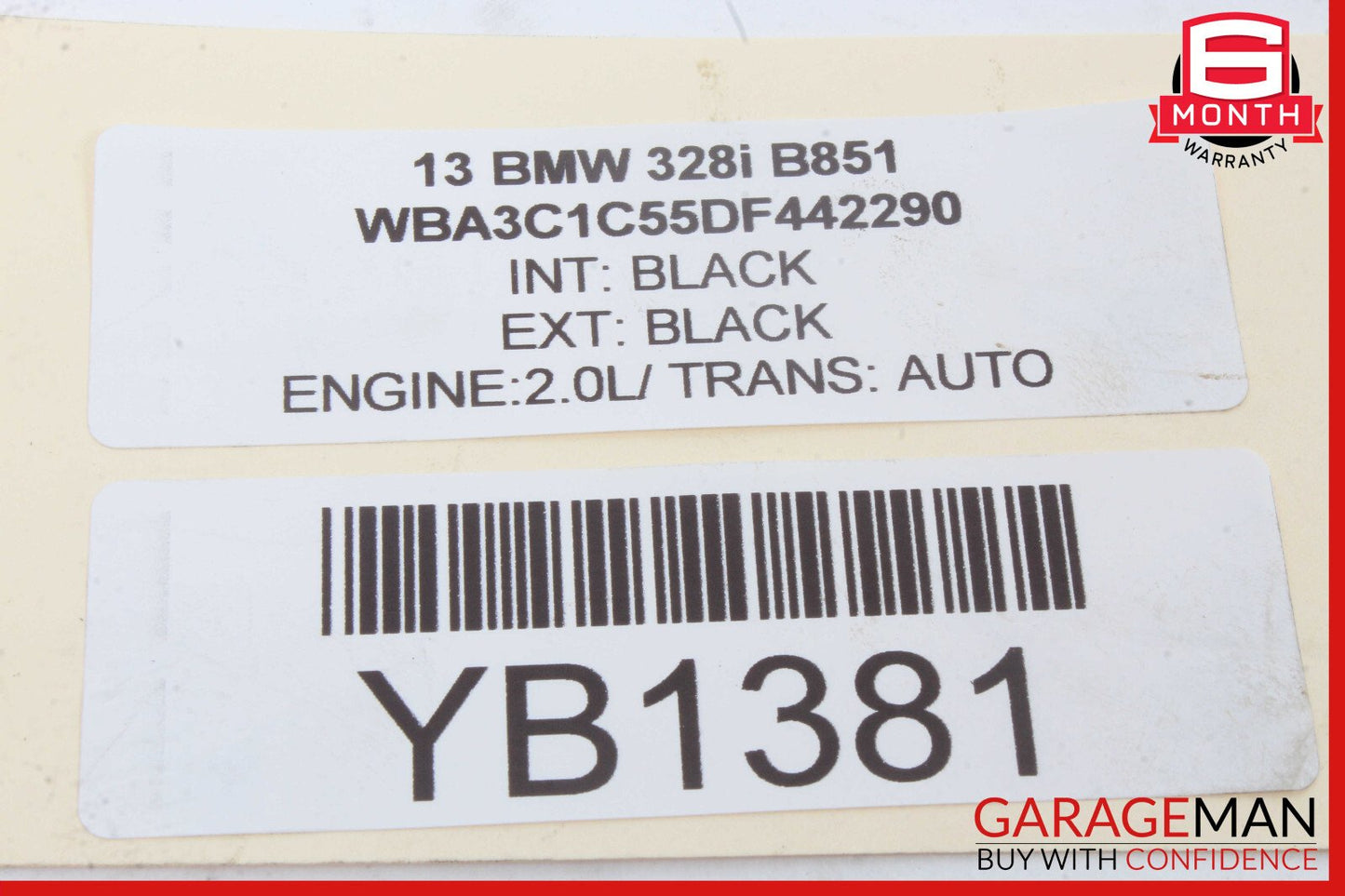 12-18 BMW F30 328i Keyless Entry Antenna Module OEM