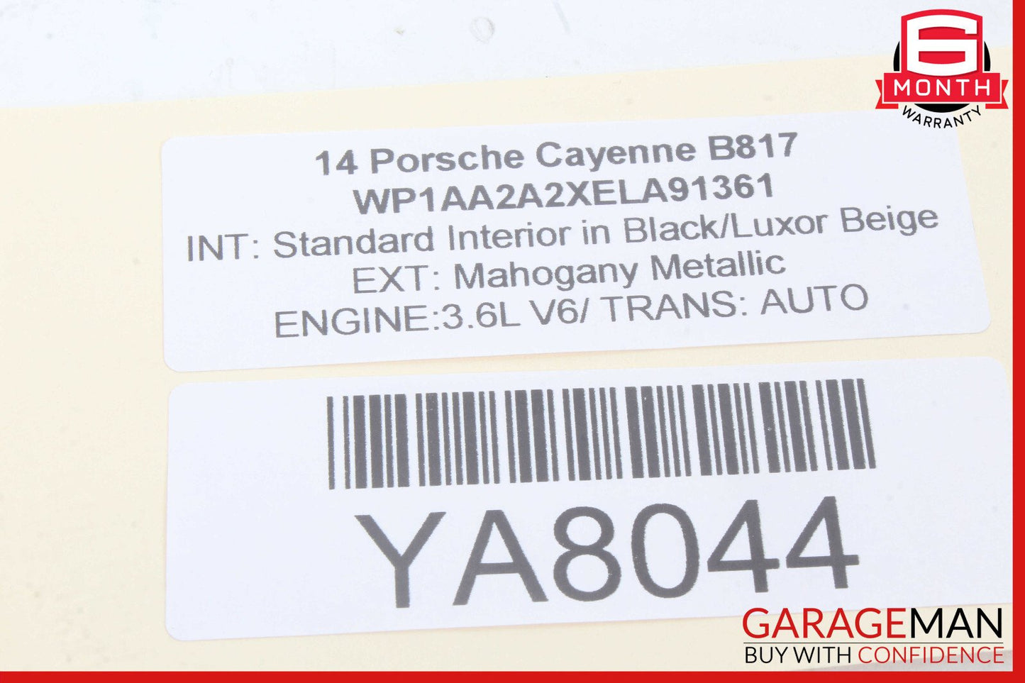 11-17 Porsche Cayenne 958 Rear Right / Left Side Door Control Module Unit OEM
