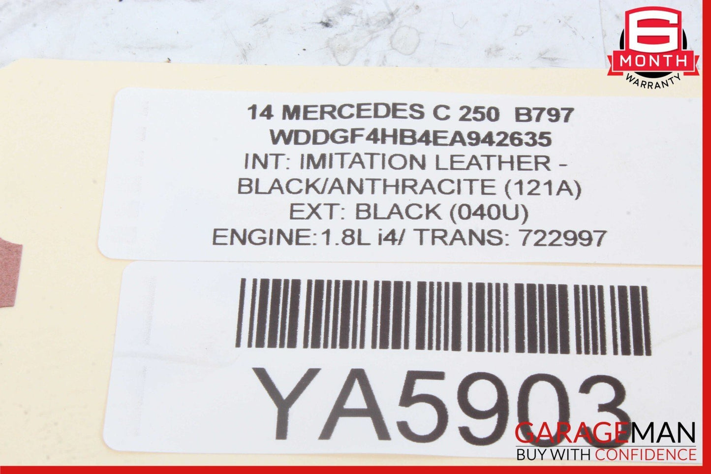 08-18 Mercedes W204 C250 E350 Front Left Driver Side Door Control Module OEM