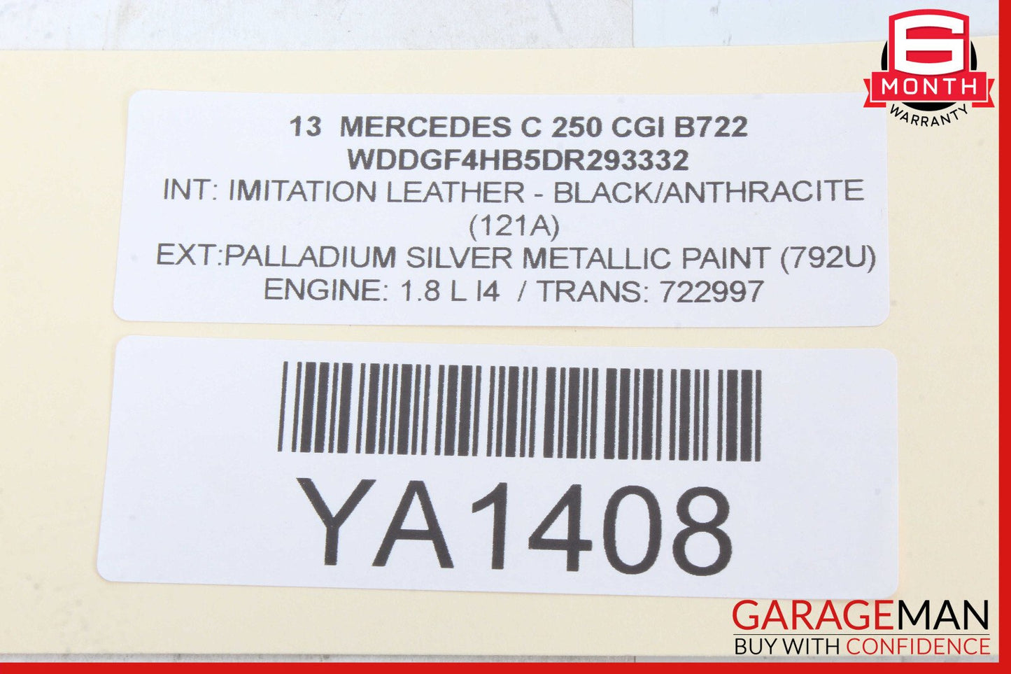 08-18 Mercedes W204 C250 GLK350 E550 Front Left Side Door Control Module Unit