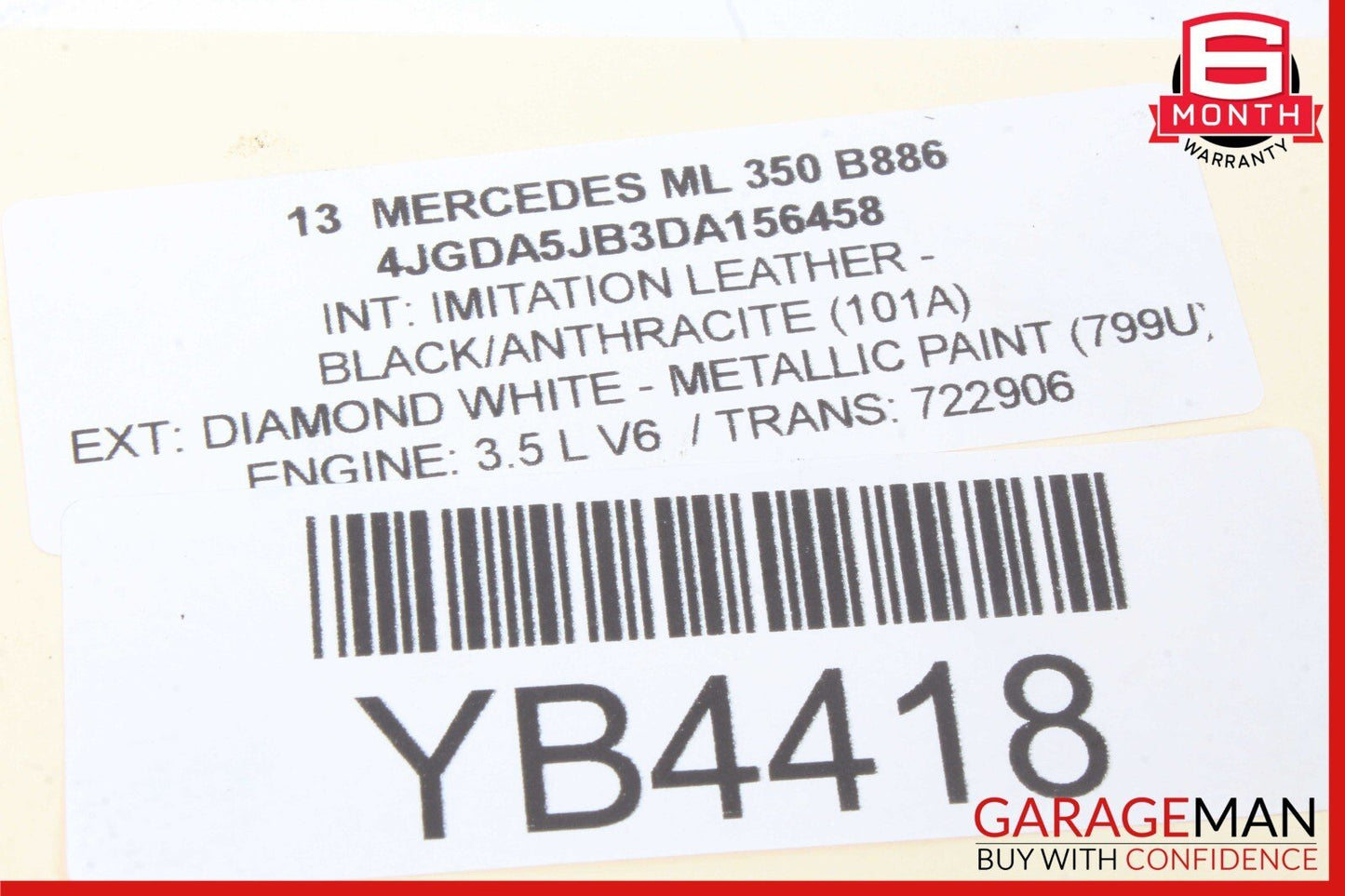 12-19 Mercedes W166 ML350 GL450 GLE350 Rear Left Side Door Control Module Unit