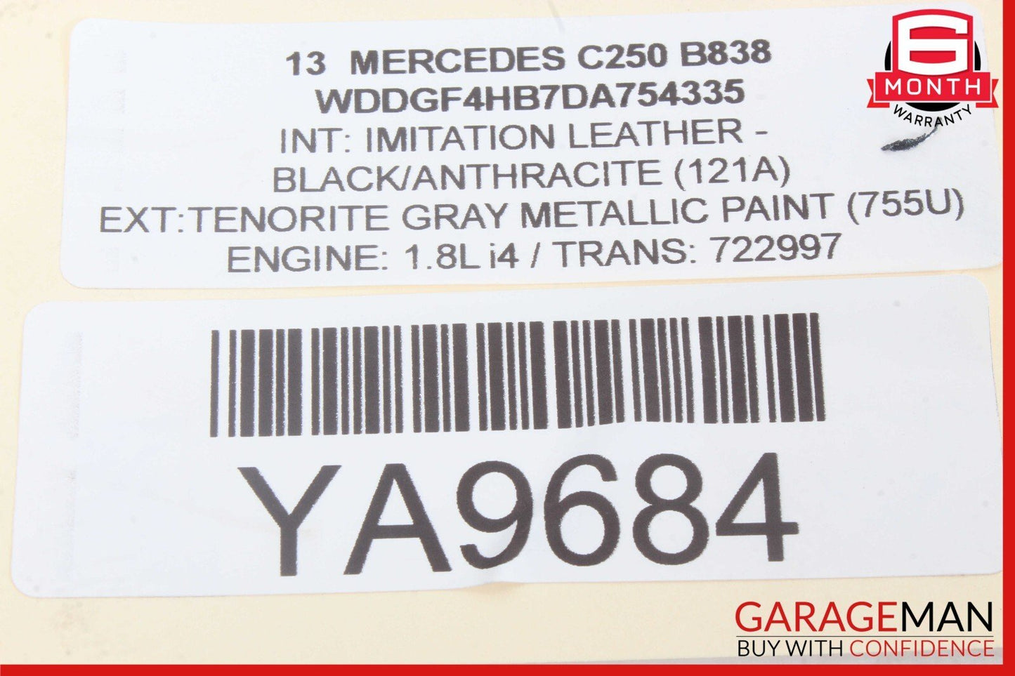 08-18 Mercedes W204 C250 C300 CLS550 Front Left Side Door Control Module OEM