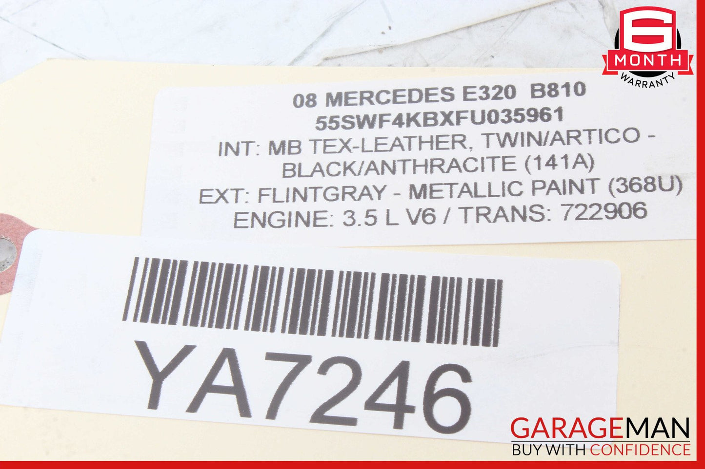 03-11 Mercedes W211 E320 CLS500 CLS63 Front Left Seat Adjustment Control Switch