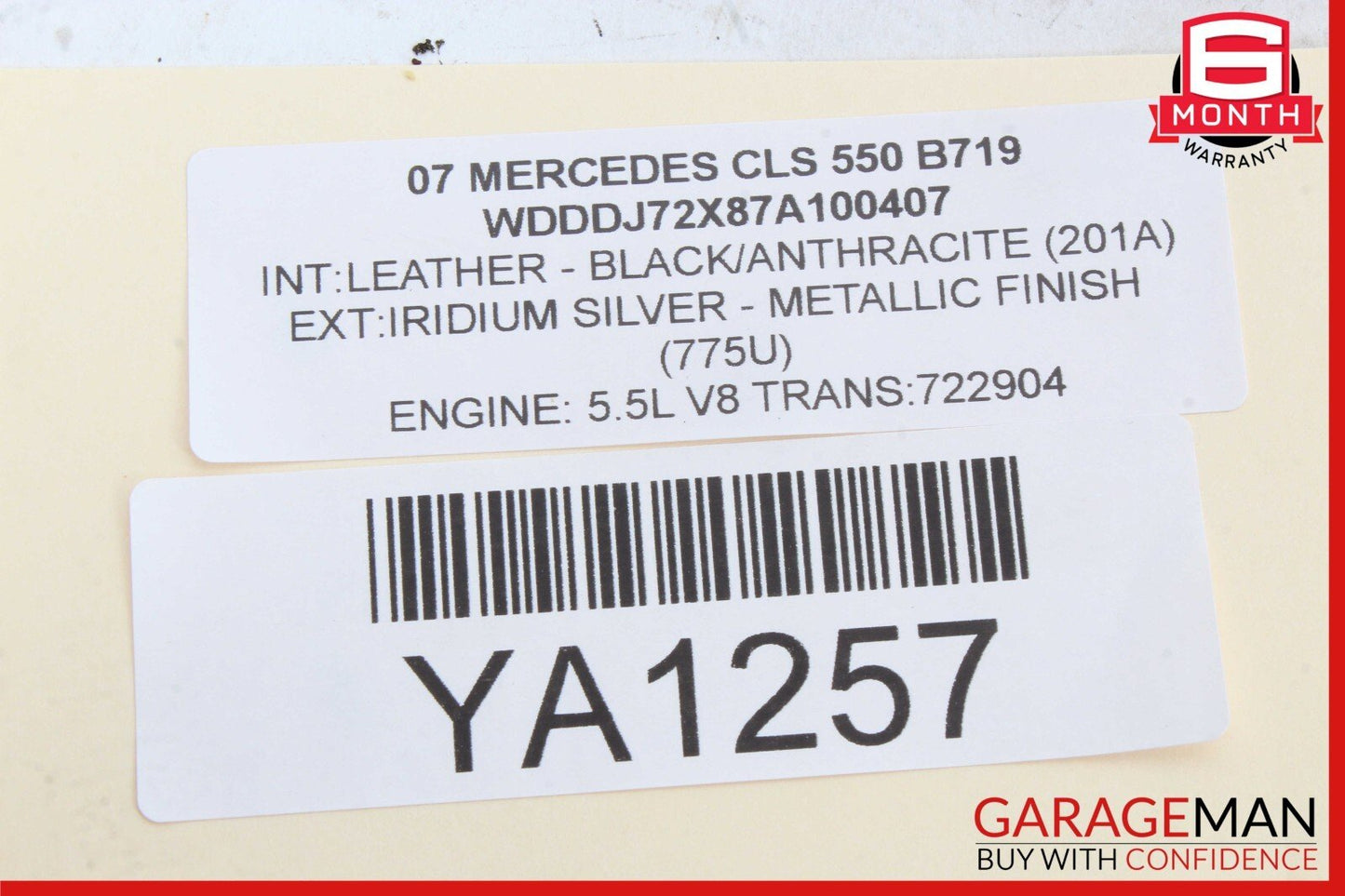 06-11 Mercedes W219 CLS550 Rear Left Side Door Controller Module Unit
