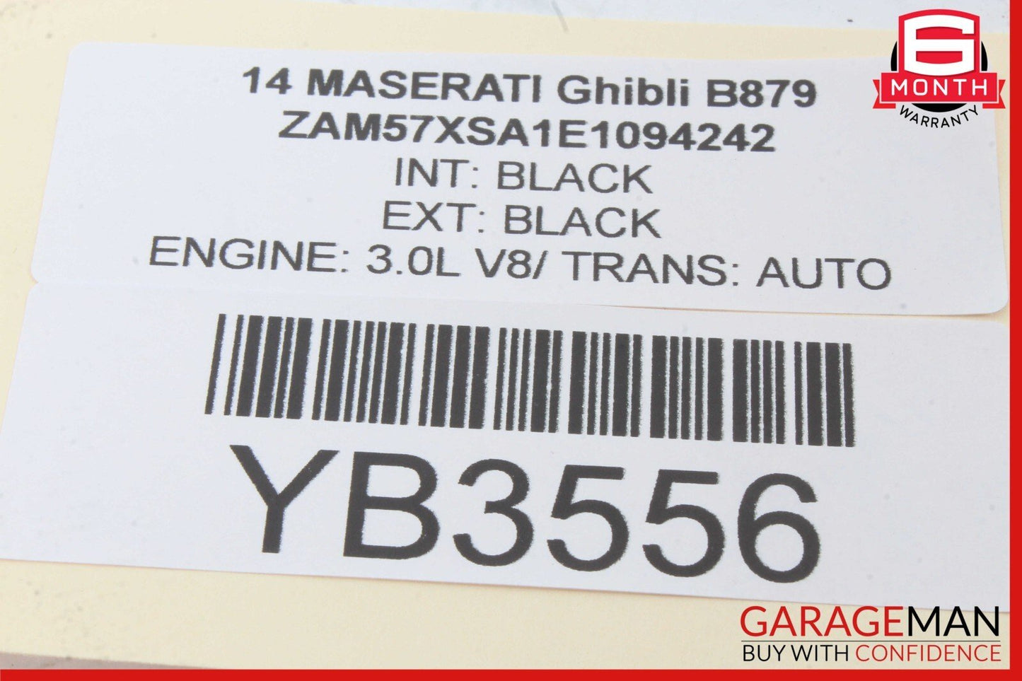 14-17 Maserati Ghibli Passive Entry Hub Control Module ECU OEM