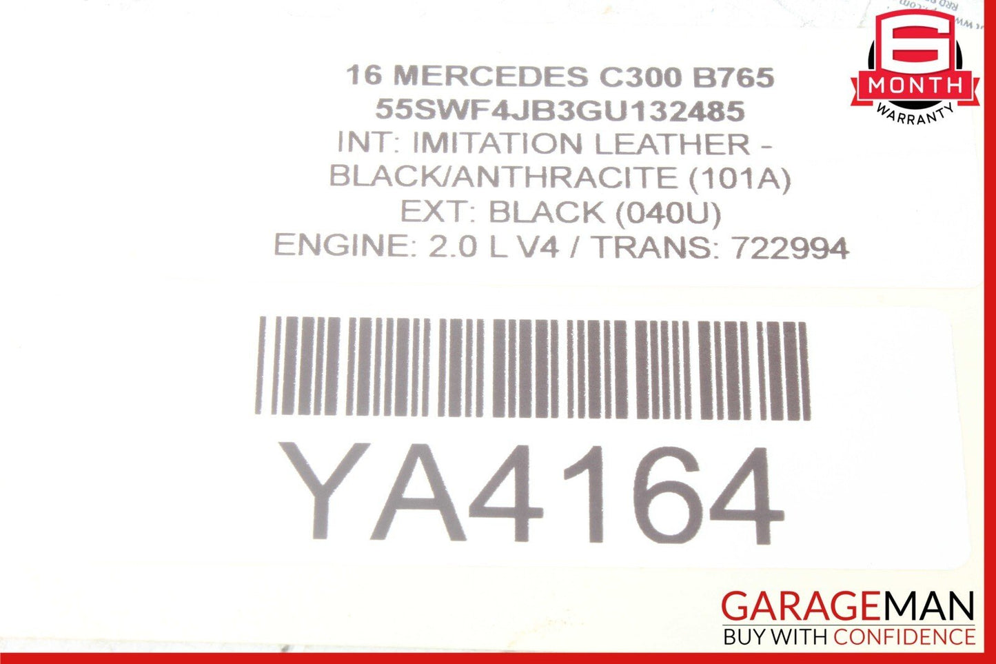 15-20 Mercedes W205 C300 Rear Right & Left Shock Absorber Coil Spring Set of 2