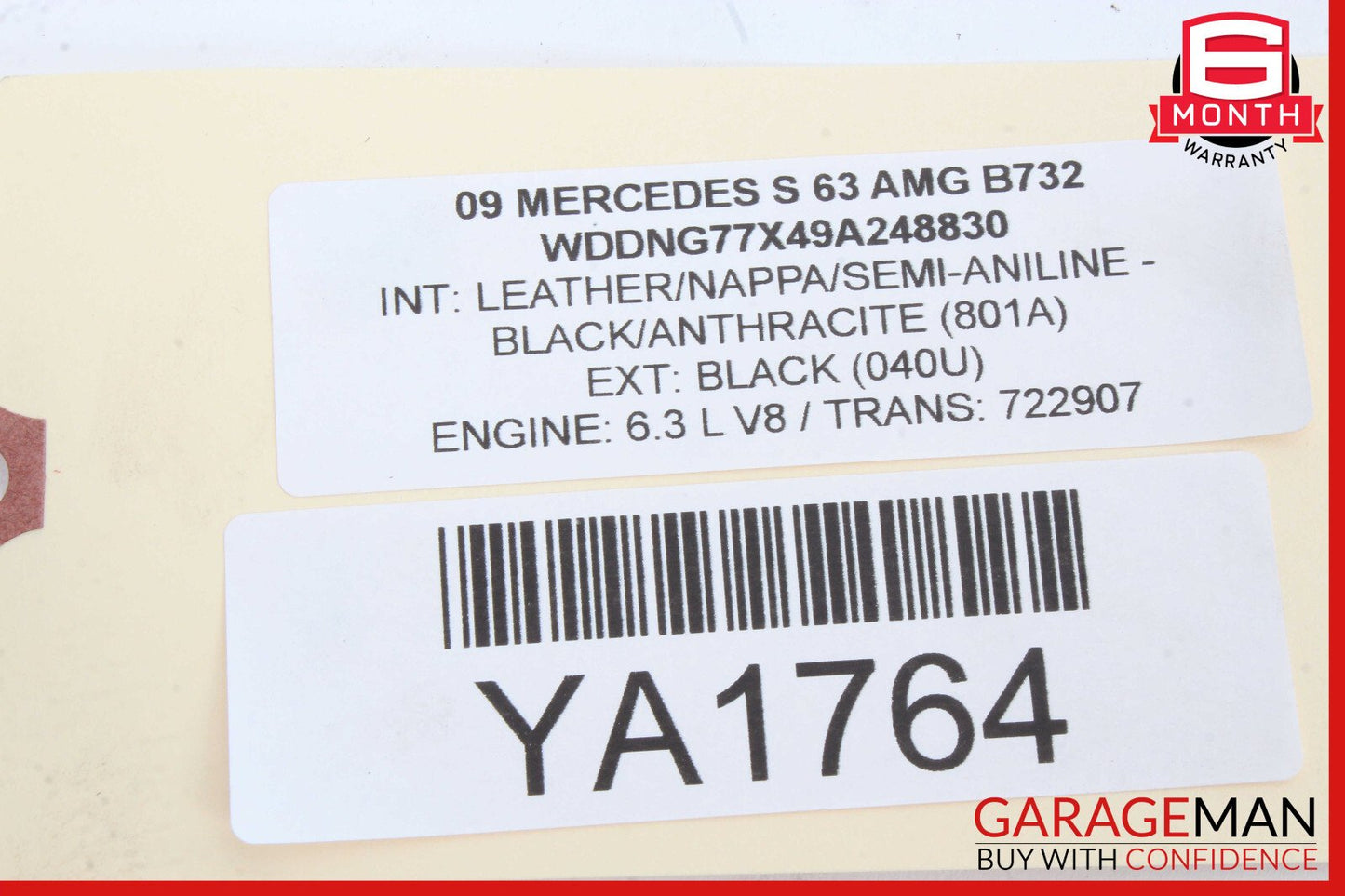 07-14 Mercedes W221 S63 CL550 Trunk Release Remote Open Close Module OEM