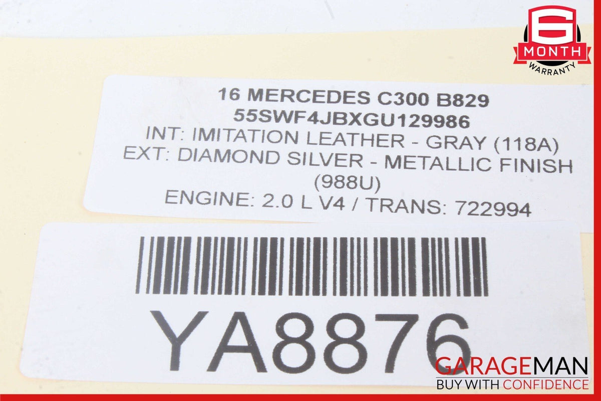14-18 Mercedes W205 C300 CLA250 Rear Trunk Lid Lock Latch Actuator Mechanism OEM