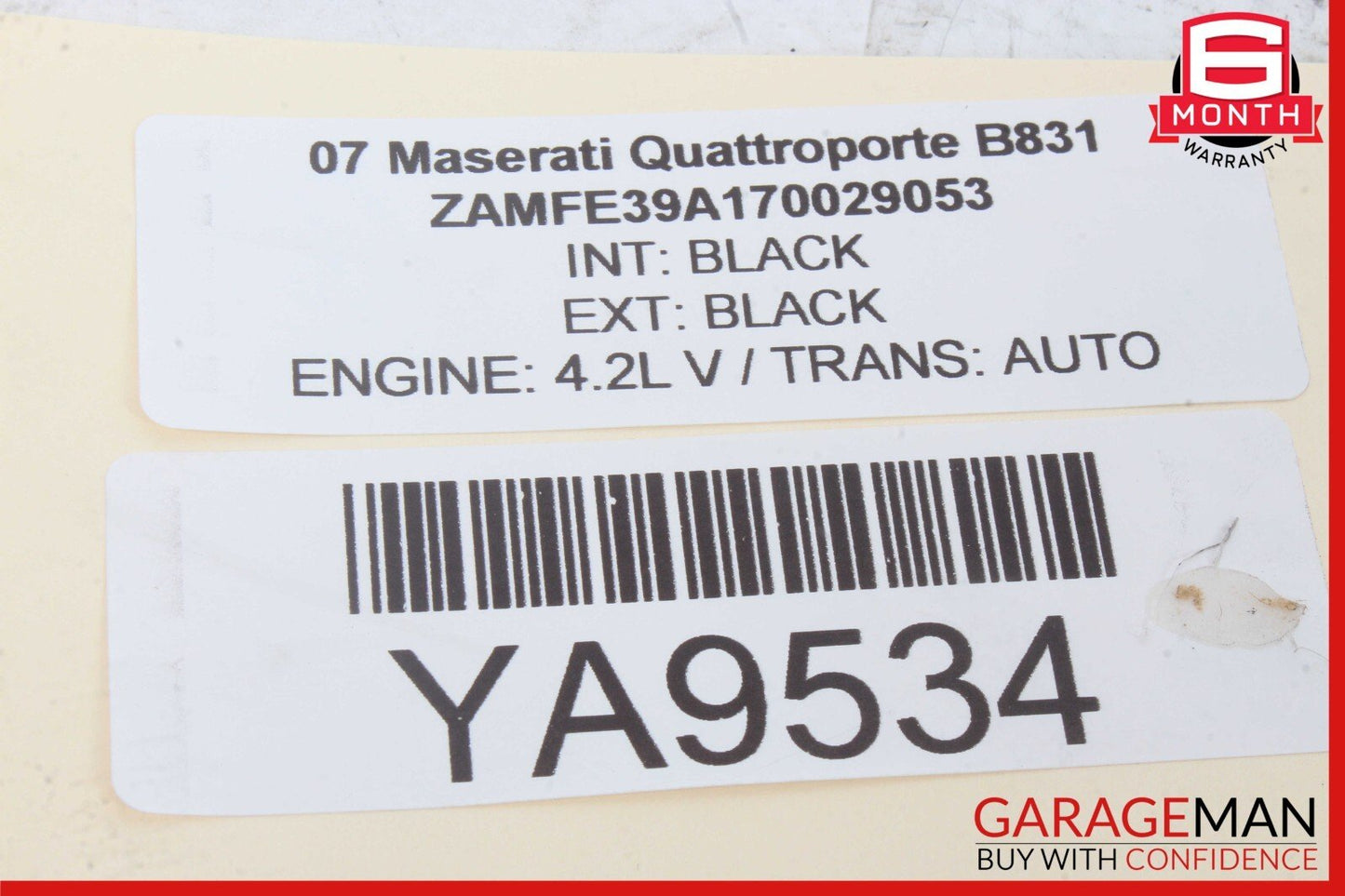 03-13 Maserati Quattroporte S M139 Right Side B-Pillar AC A/C Air Vent Black OEM