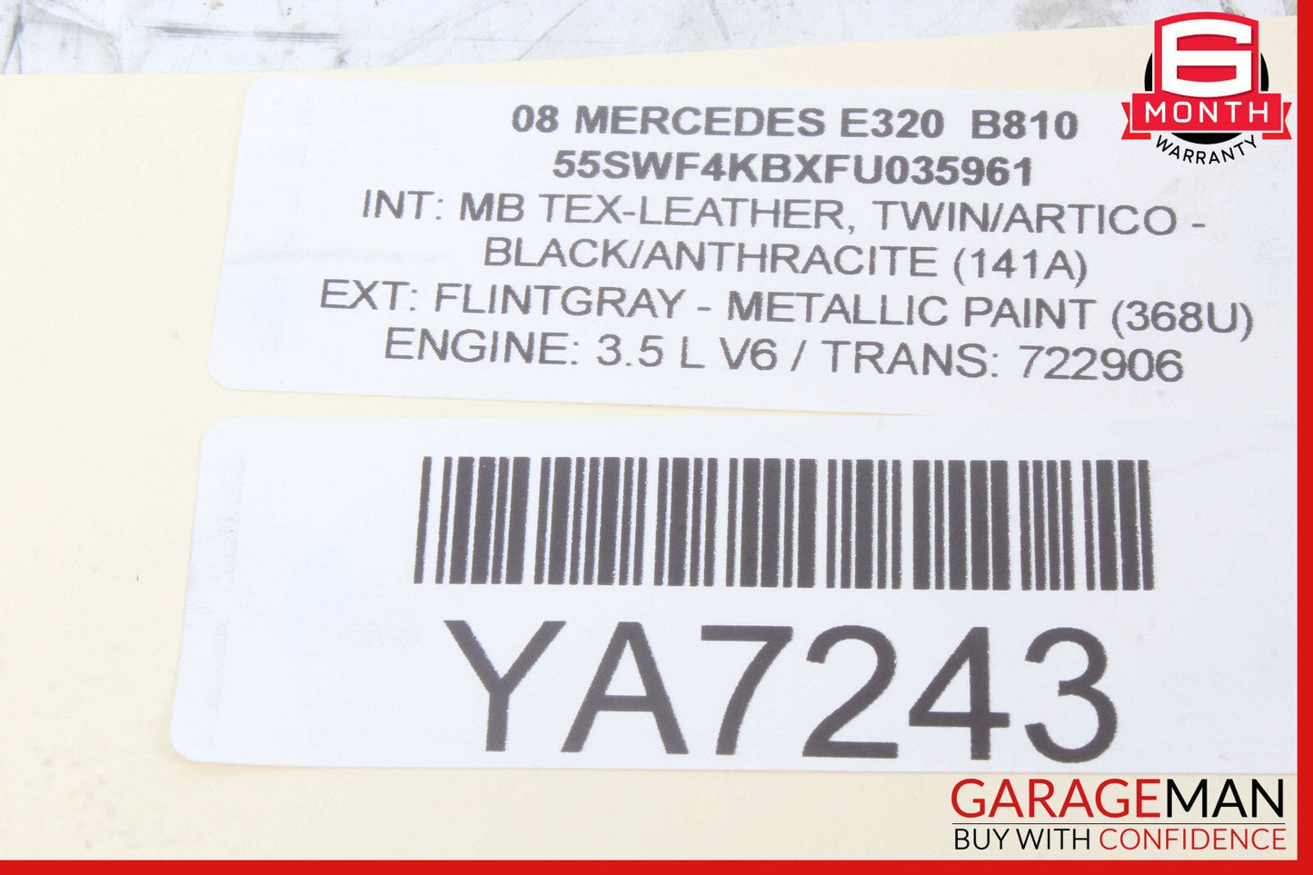 03-09 Mercedes W211 E320 E500 Rear Right Door Control Module 2118704126 OEM