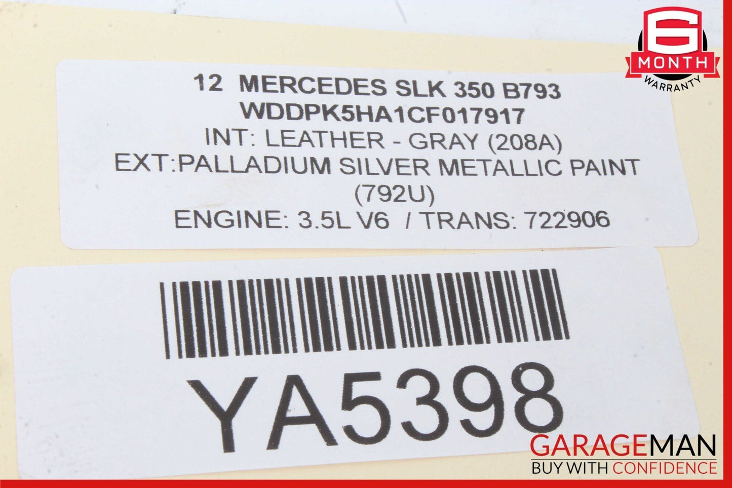 12-20 Mercedes CLA250 SLK350 Hand Parking Brake Controller Module Unit