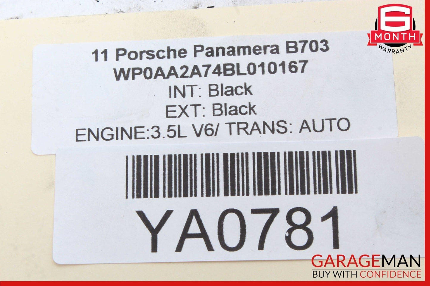 10-18 Porsche Panamera 970 Tire Pressure Monitoring System Control Module OEM
