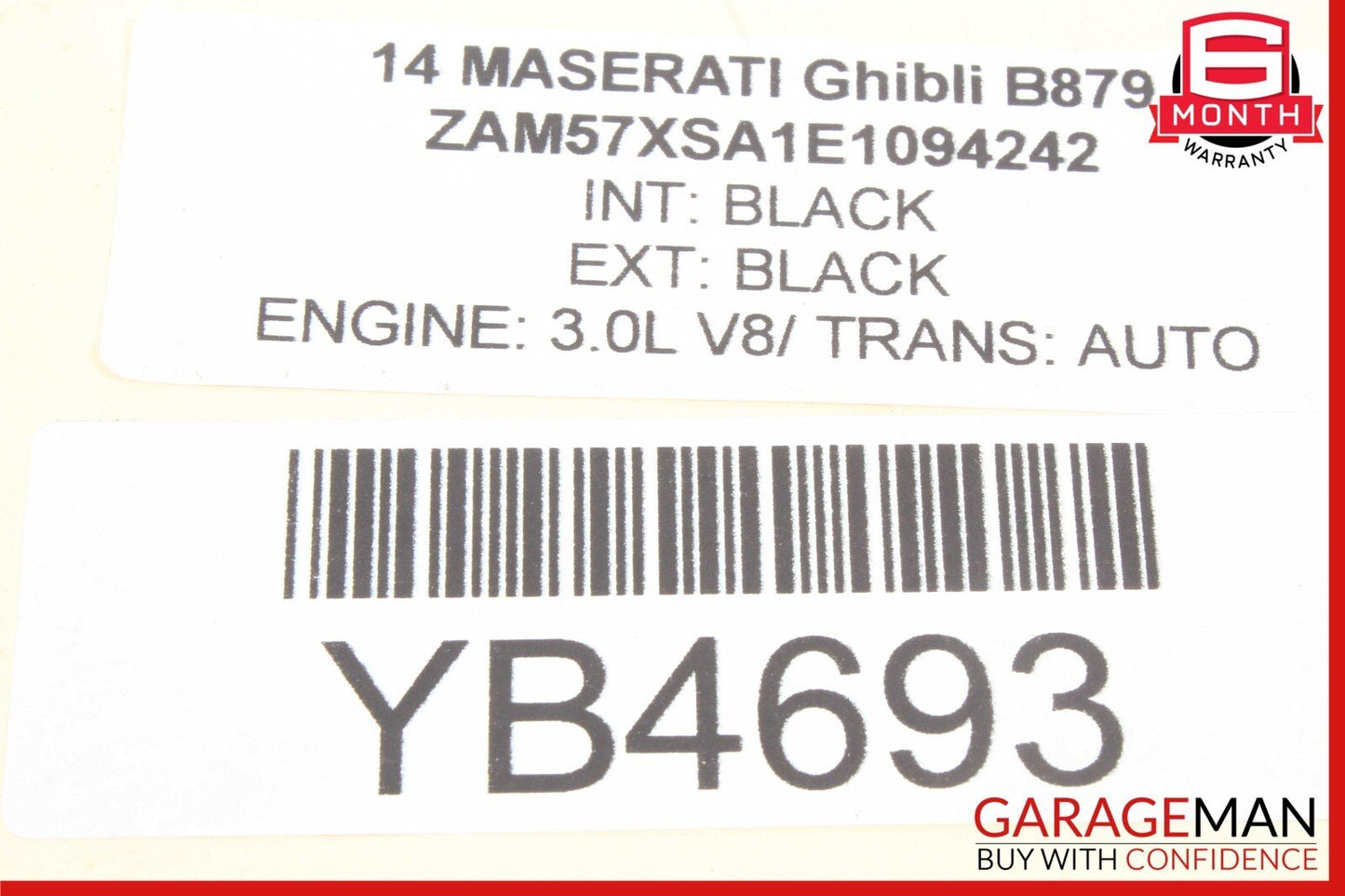 14-17 Maserati Ghibli Rear Right & Left Suspension Coil Spring Absorber Set OEM