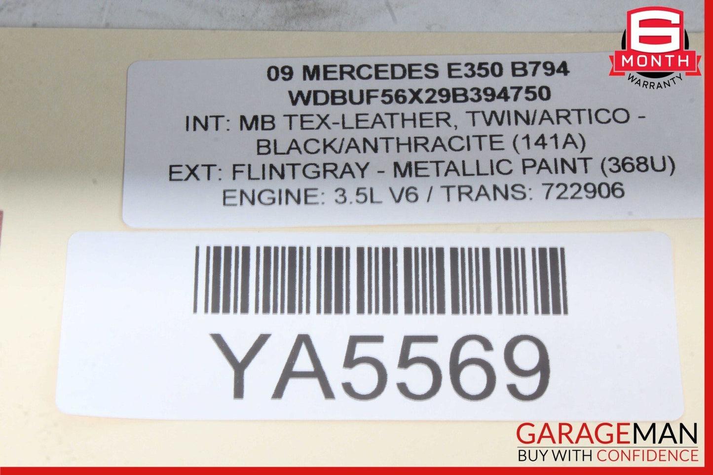 07-09 Mercedes W211 E350 E550 Rear Right Door Control Module 2118703485 OEM