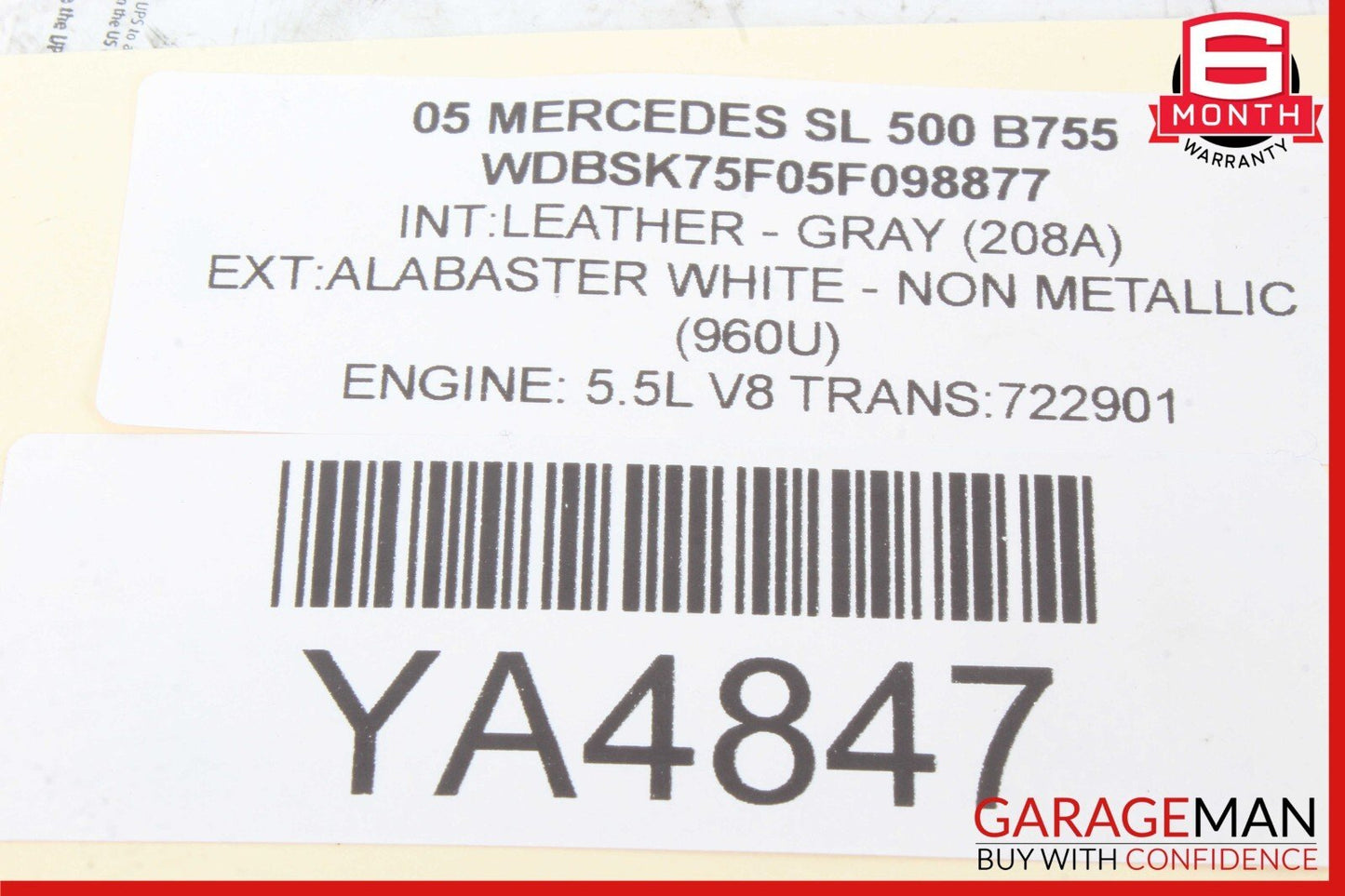 00-11 Mercedes R230 SL500 CL600 C240 Anti Theft Alarm Control Module Unit OEM